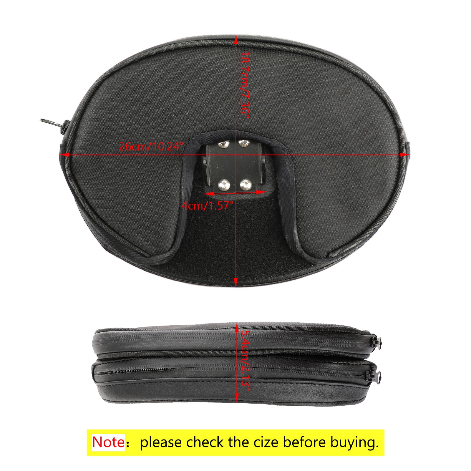 1 kusová podložka pro opěradlo motocyklu opěradlo pro turné FLHT FLHX FLHR Generic