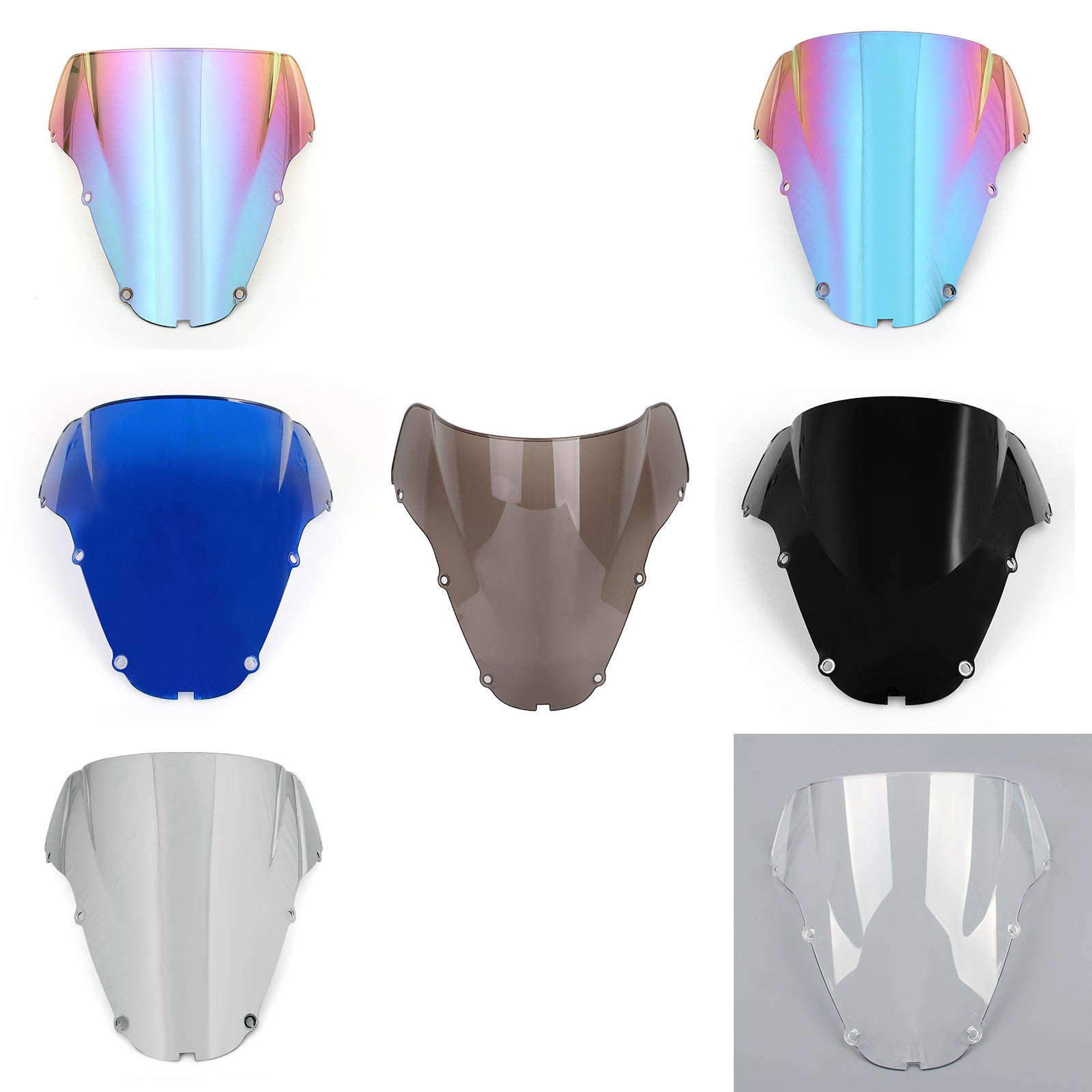 Pare-brise à double bulle pour Honda CBR929RR 2000-2001