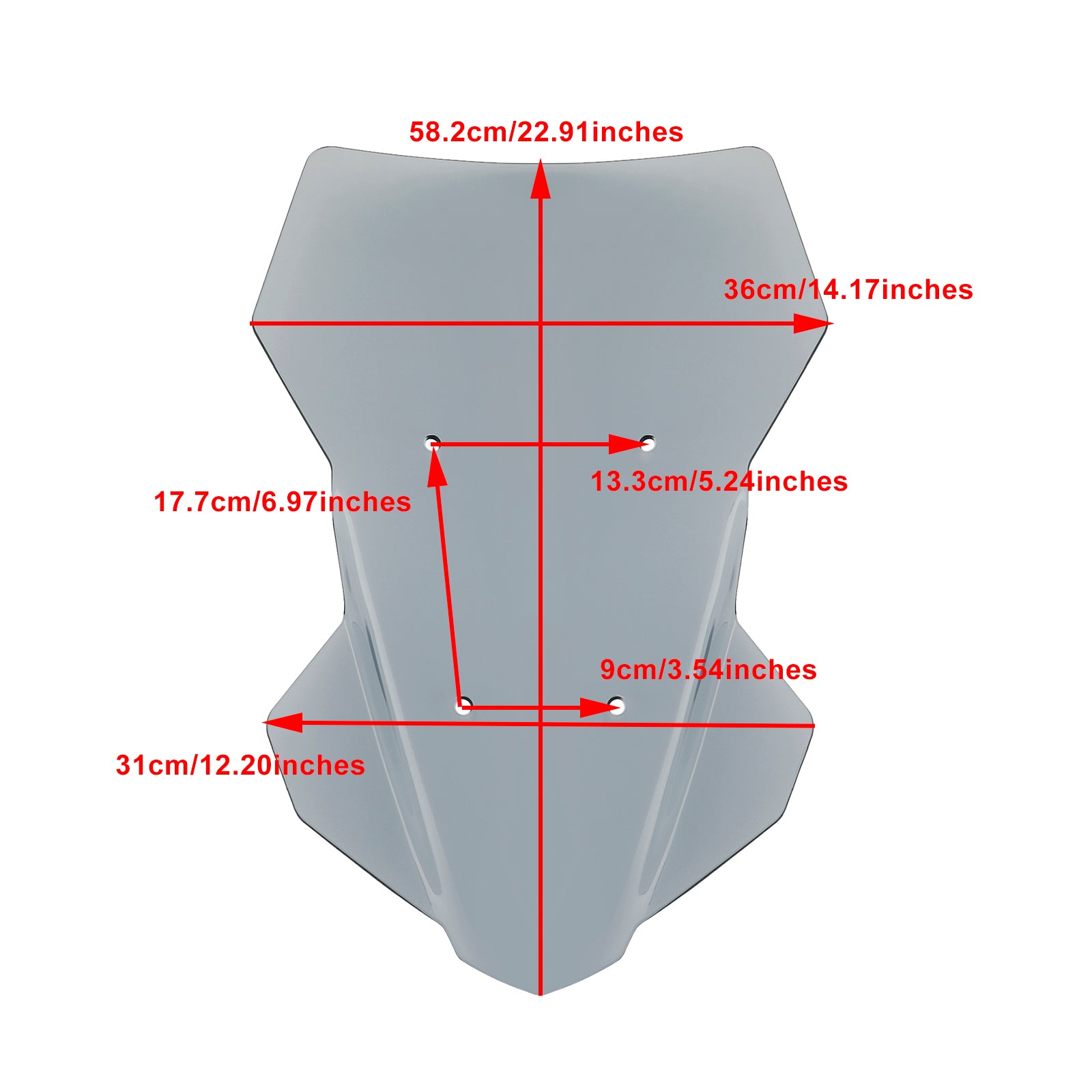 ABS Motorcycle Binelle Écran ajustement pour Yamaha Nmax 155 Nmax 155 2021-2022