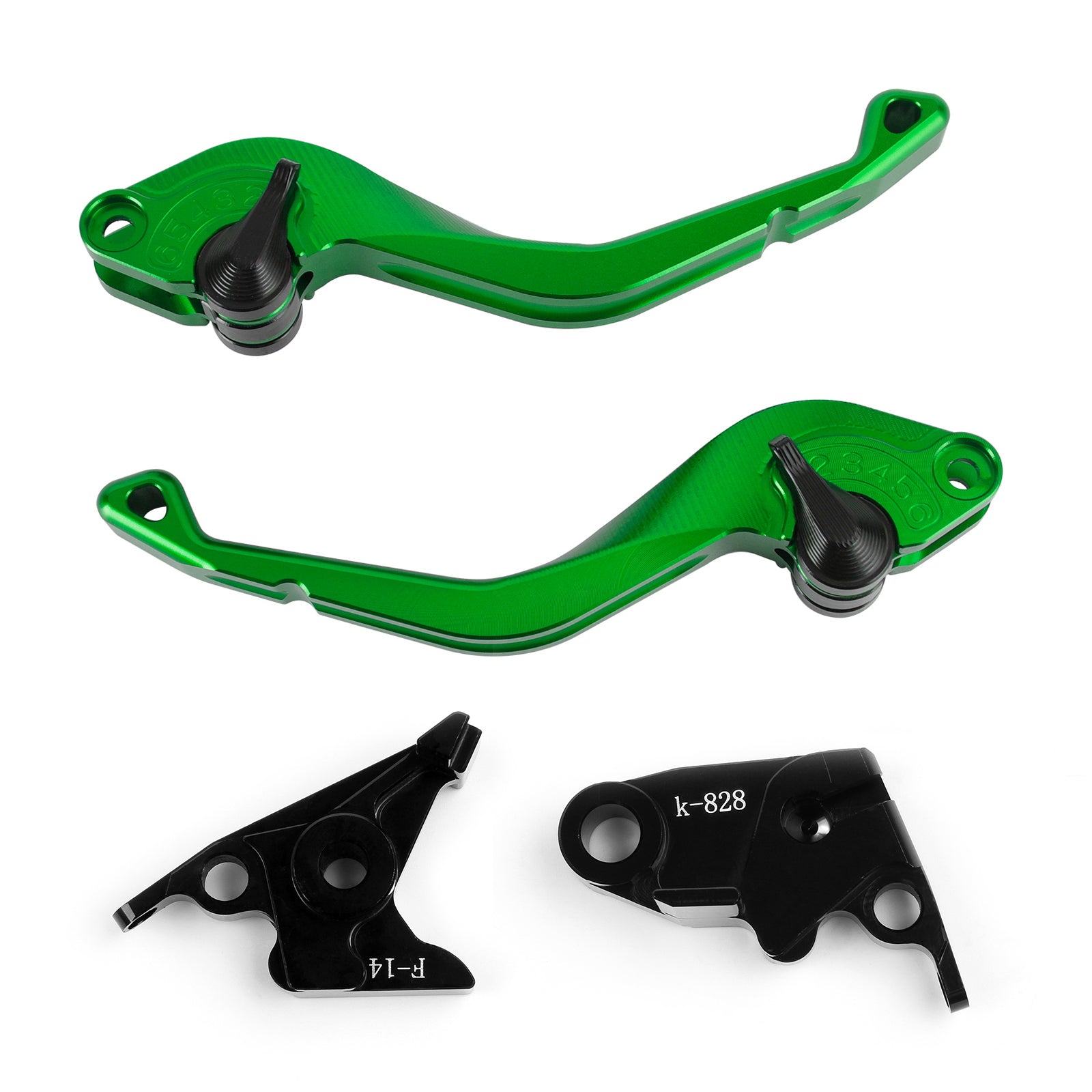 CNC Kort kopplingsbromsspak Fit för Kawasaki ZZR600 ZX6R ZX9R ZX10R Z1000