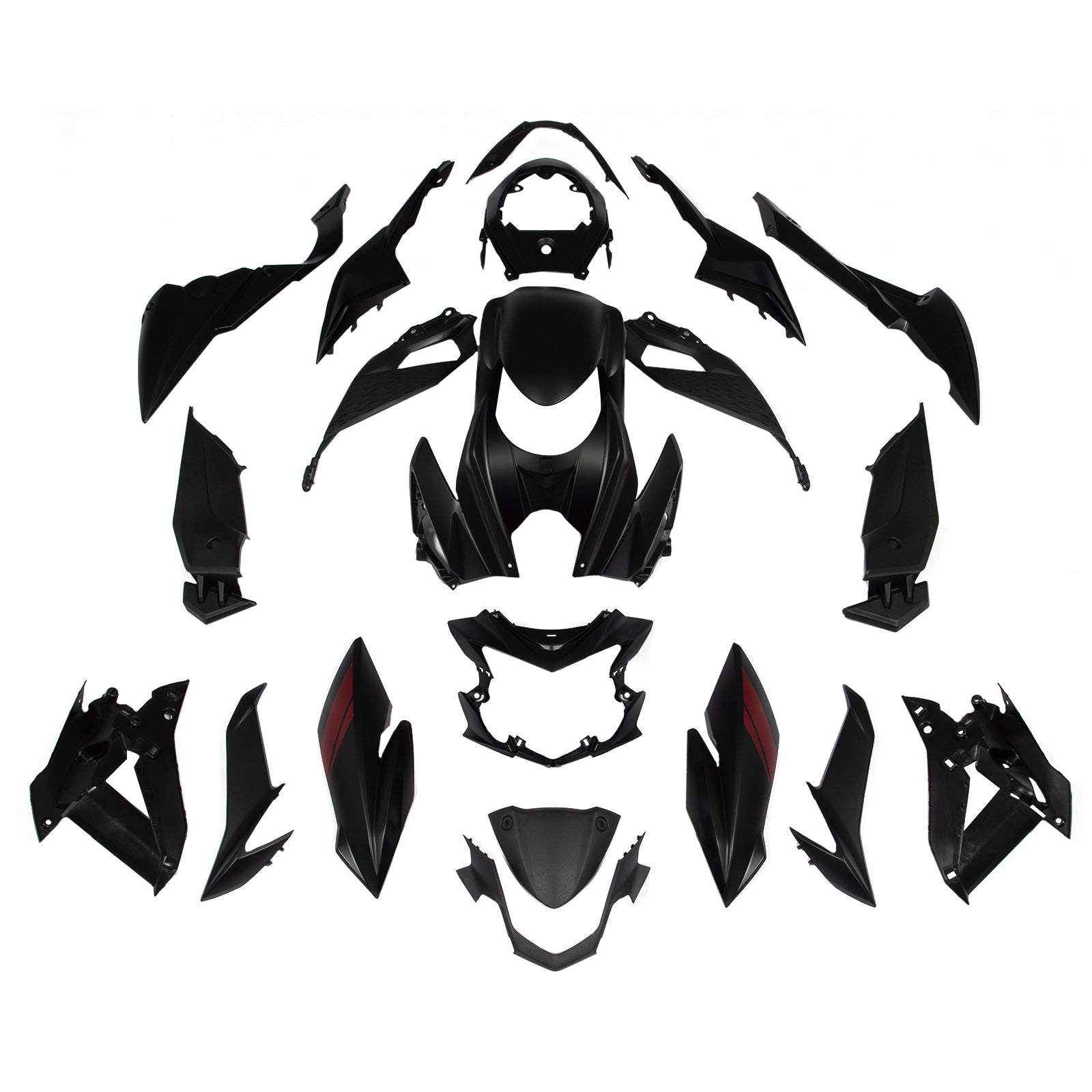 Amotopart (2017-2024) Suzuki GSXS 750 Bodywork Fairing Kit Colletion