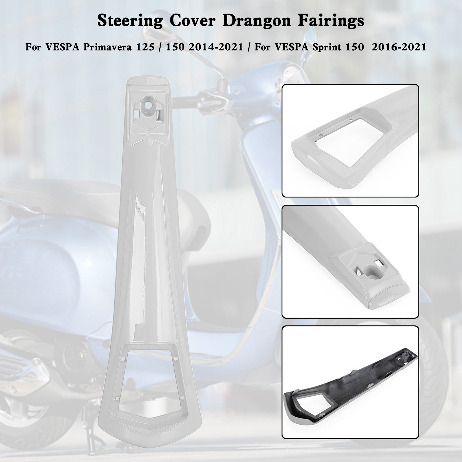 Carenatura copertura clacson in ABS per VESPA Sprint Primavera 125/150 2014-2021