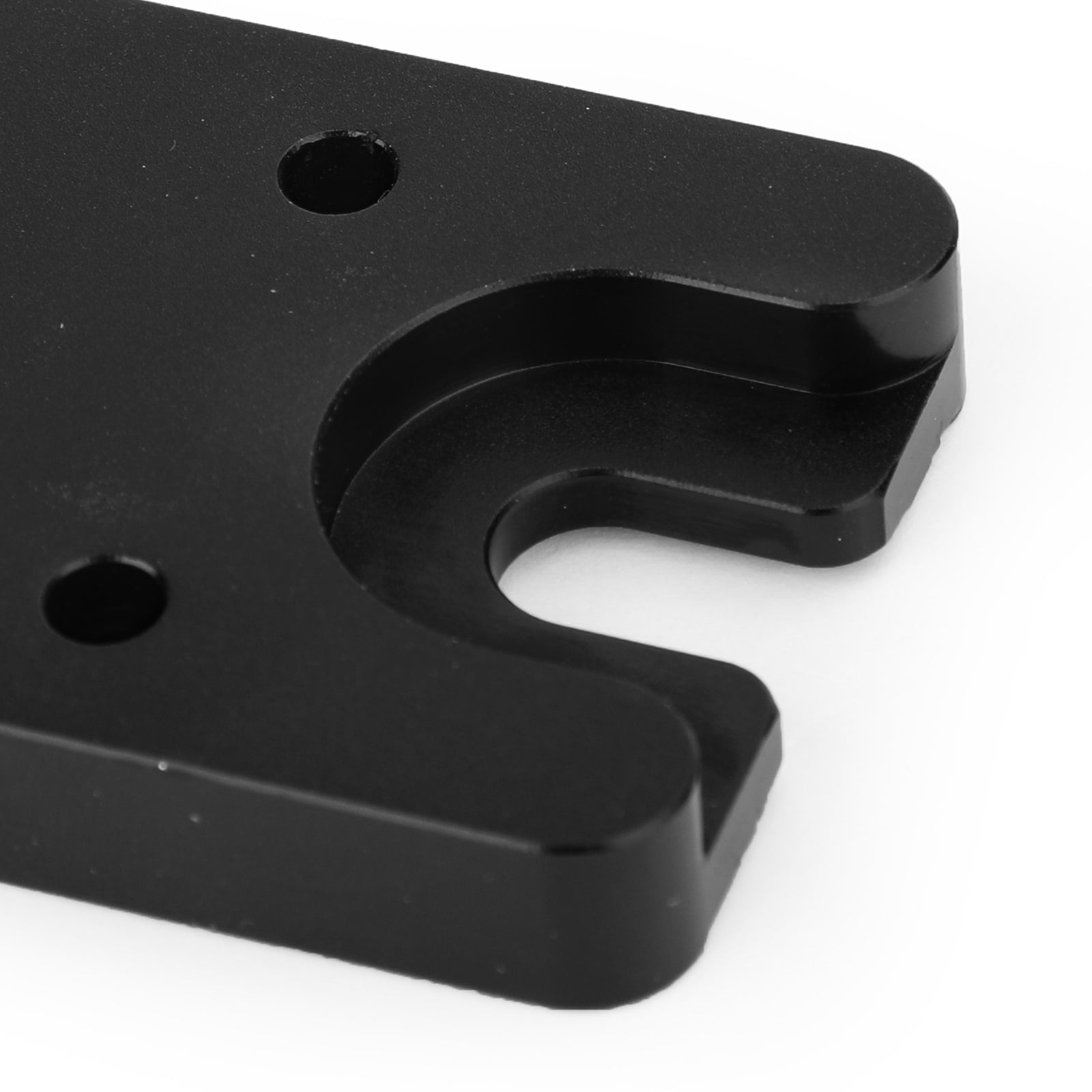 Plaque d'immatriculation du support de support ajusté pour Yamaha Honda Kawasaki BMW Universal Black