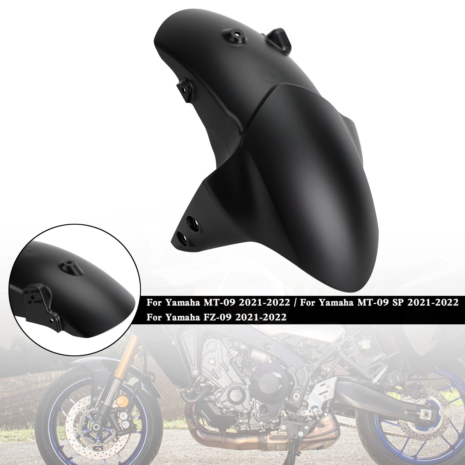 CARDINGO DE MUDA DEL FENDER Front para Yamaha MT-09/SP FZ-09 21-23 XSR900/GP 22-25