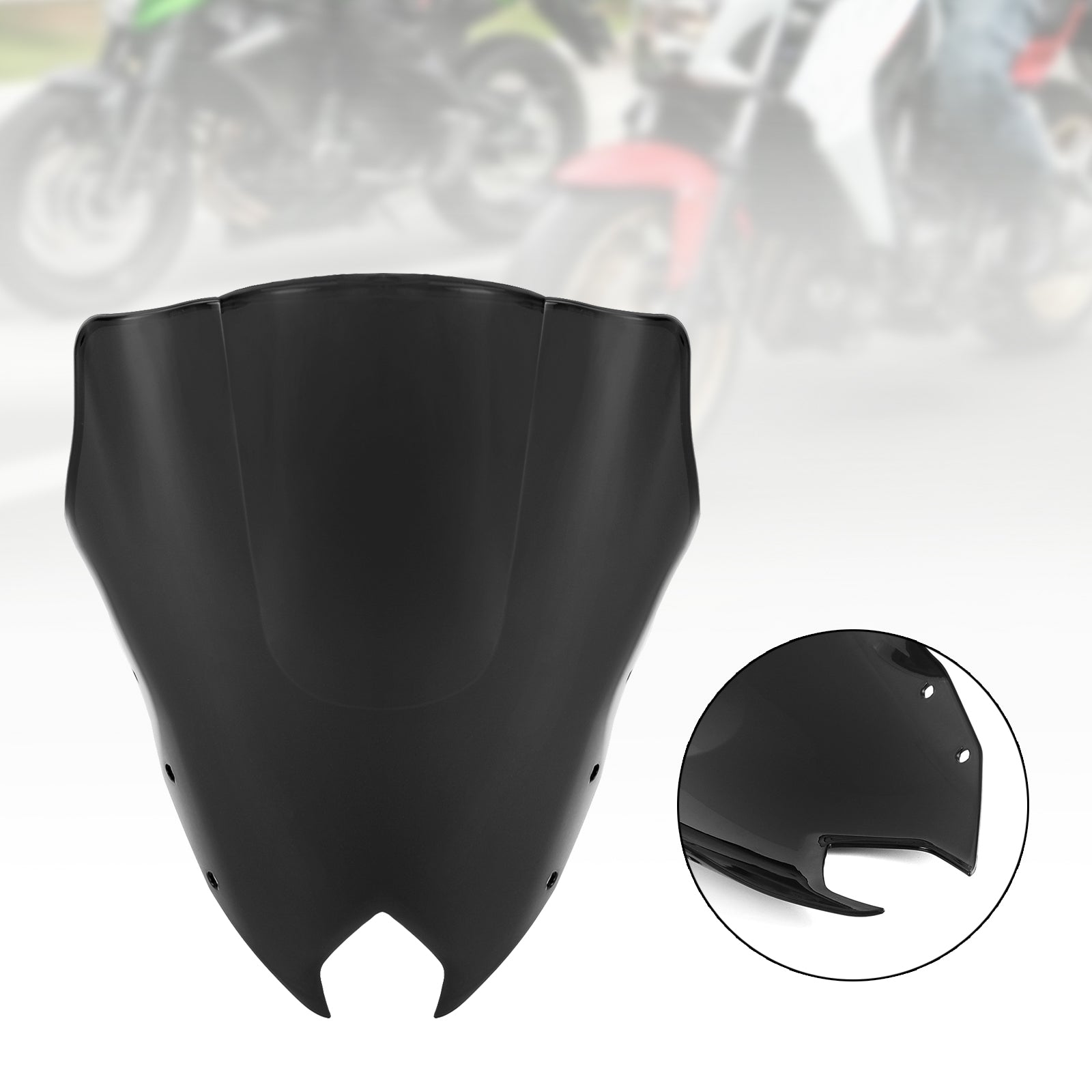 Le pare-brise de moto ABS Ajustement pour Yamaha FZ6R FZ-6R FZS600 2009-2015