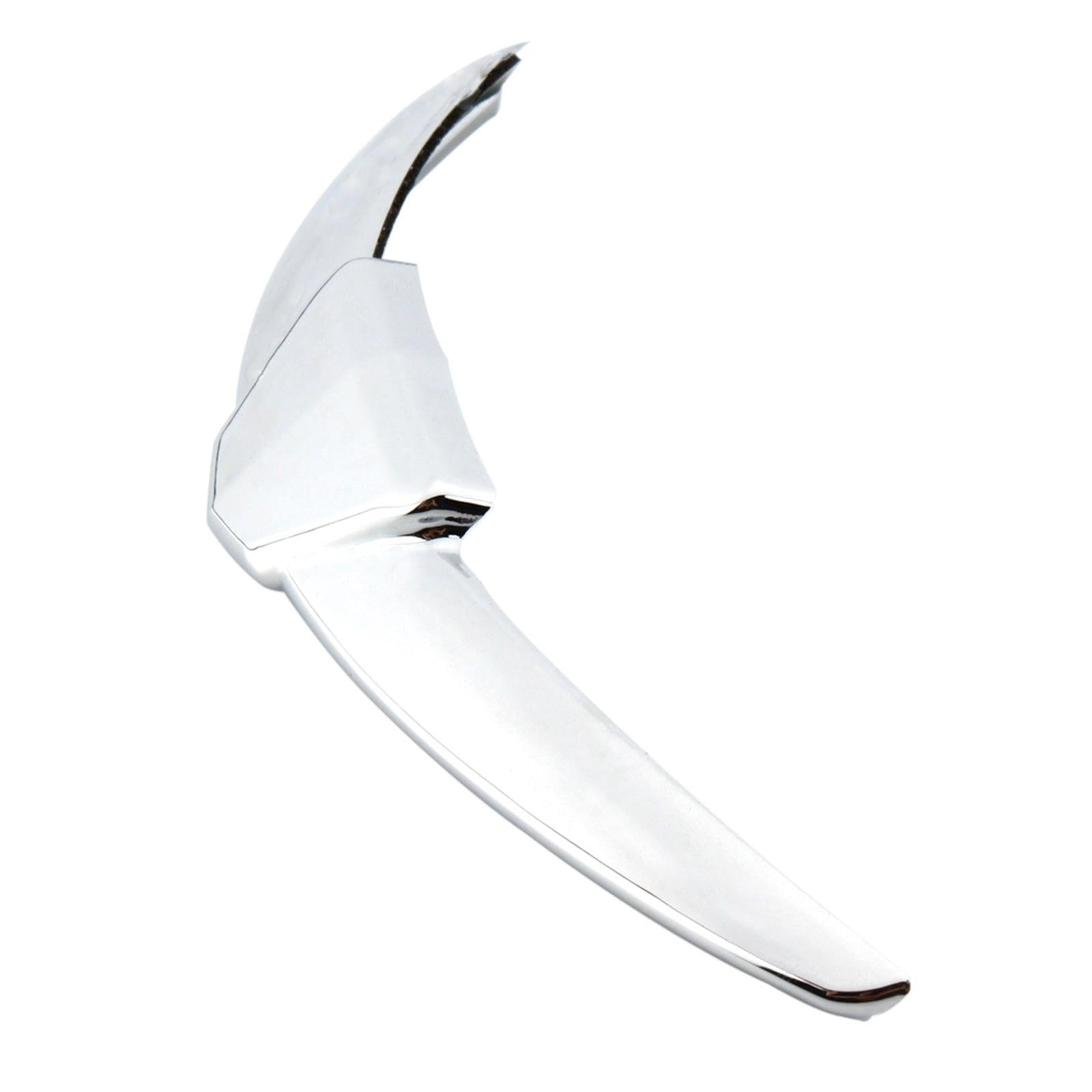 Chrome Front Fender Tip Trim Accent Case til Honda Gl1800 Goldwing 1800 2018-2021 Generisk