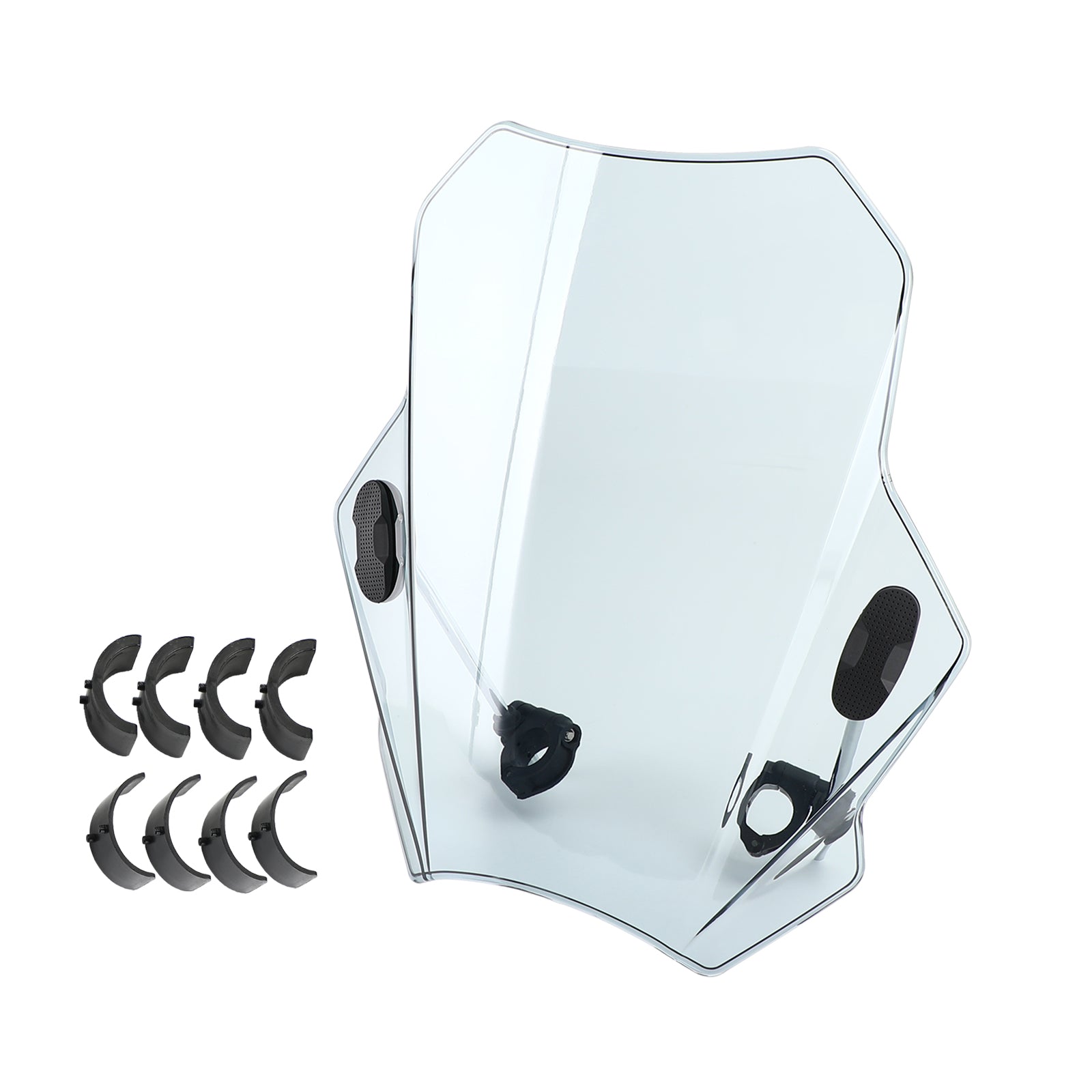 Universal Motorrad einstellbarer Windschirm Windschutzscheibe 22 mm 25 mm 28 mm Lenker Generikum