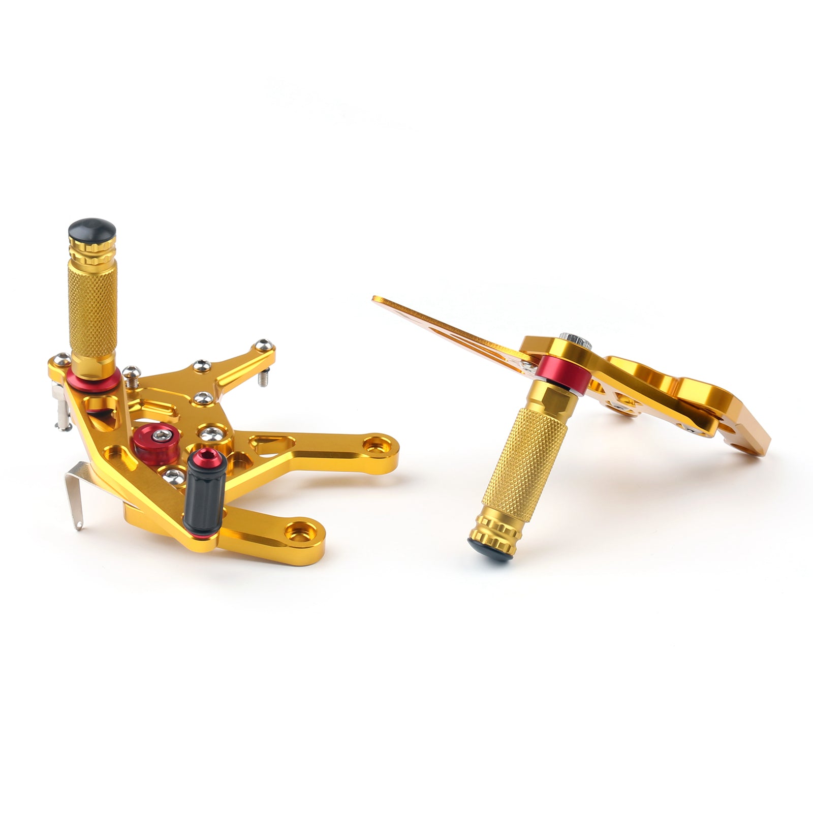 CNC Racing Footrest Reasets Bakuppsättning Fotpinnar för Yamaha YZF R1 2015