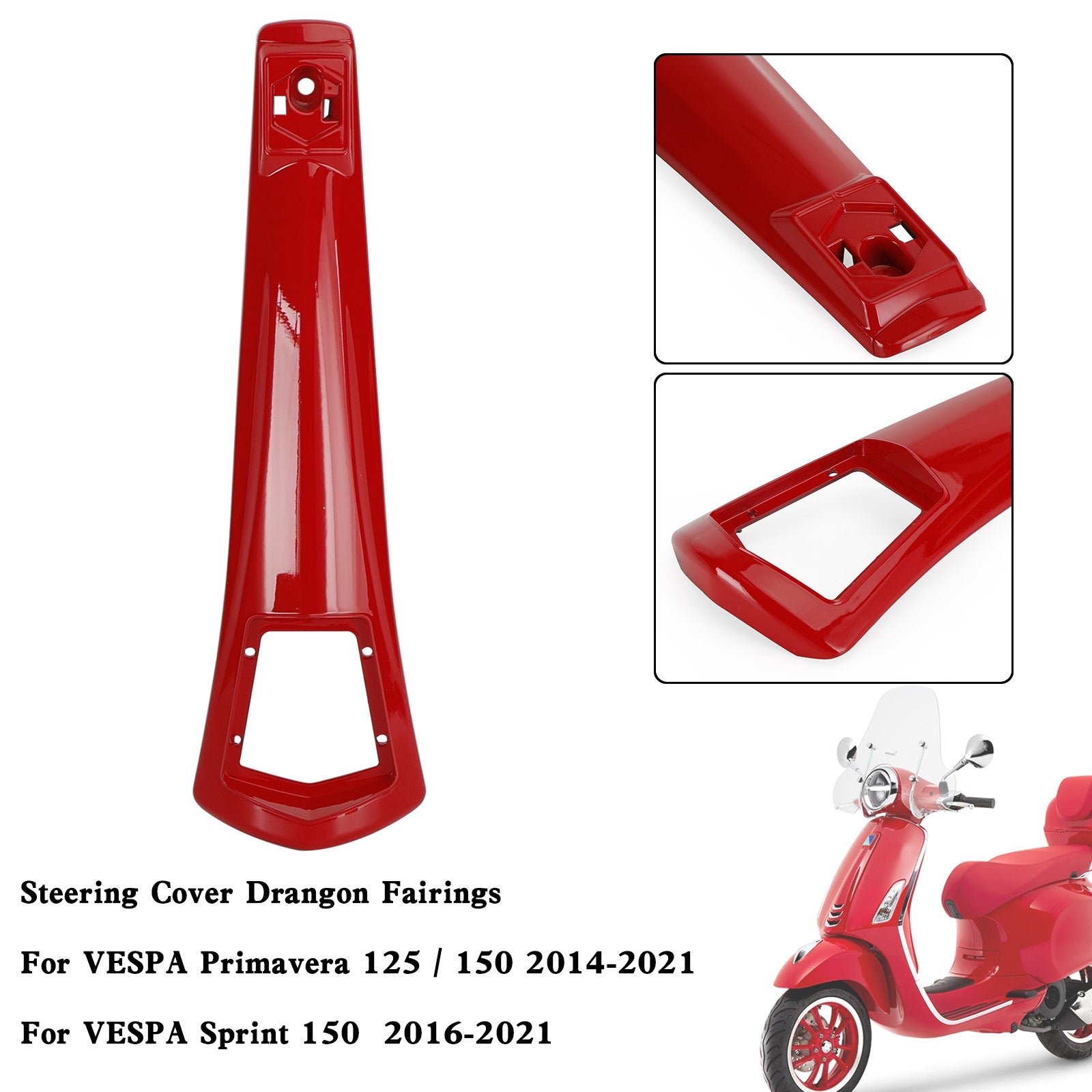 Carenatura copertura clacson in ABS per VESPA Sprint Primavera 125/150 2014-2021