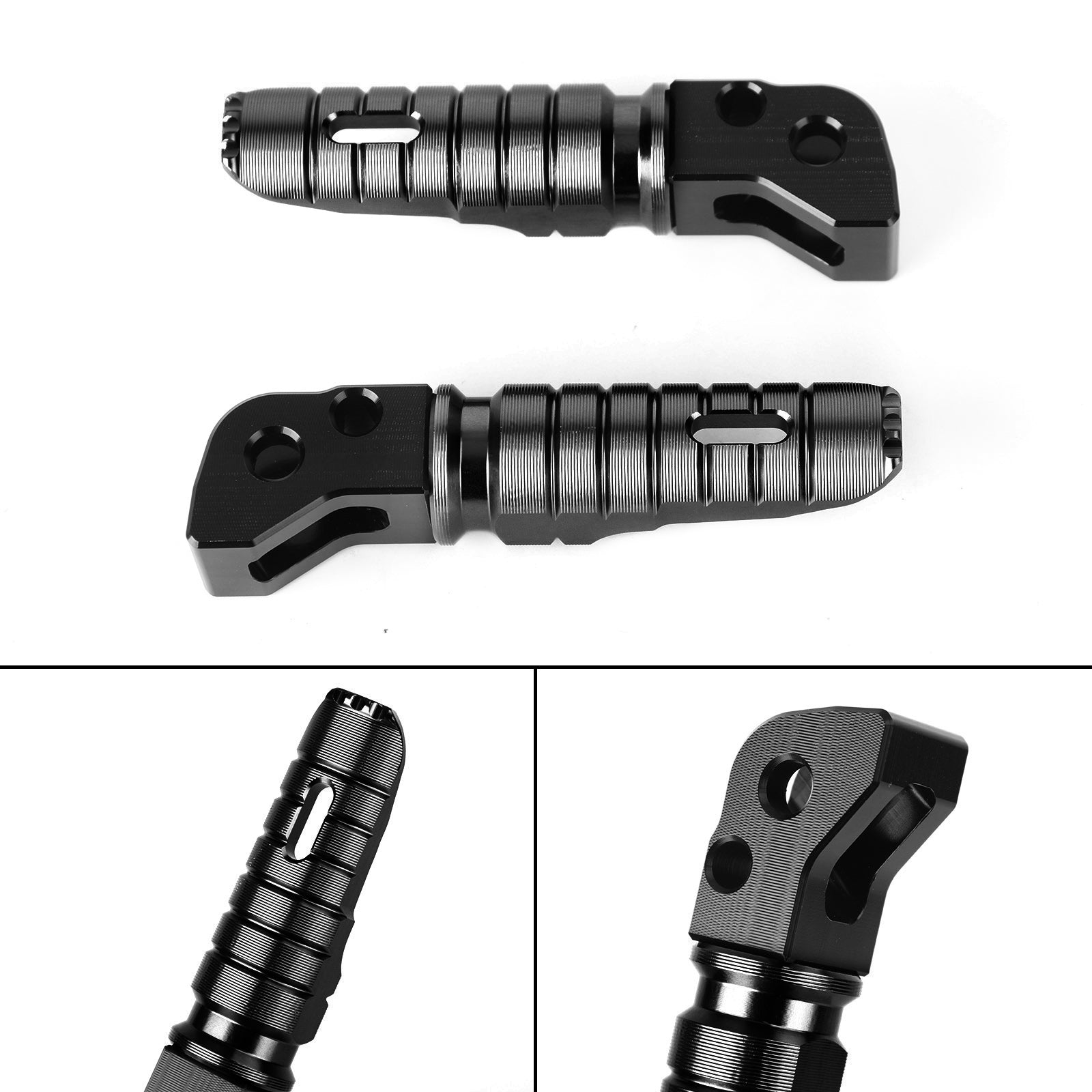 Bagerste fodstøtter fodpinde Fit til Husqvarna Vitpilen Svartpilen 250 401 2019-2021 Generisk