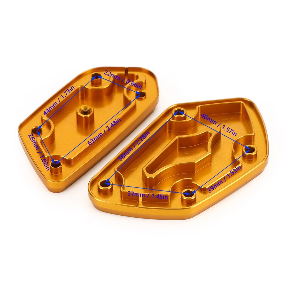 Voorrem- en koppelingsreservoirkap voor BMW K1600 B/GT/GTL 16-21 R NINE T 13-17