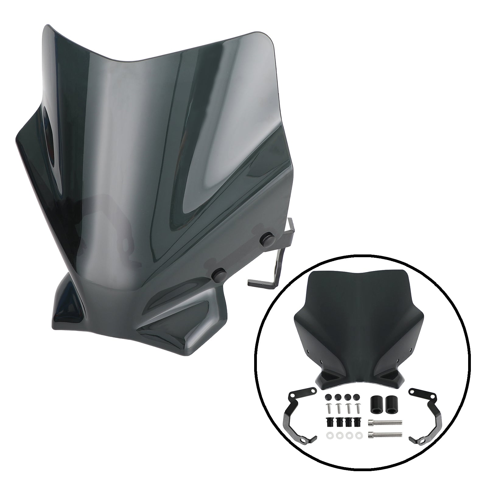 Pare-brise ajustement du pare-brise pour le monstre Ducati 821 1200 1200S 1200R 2014-2020 générique