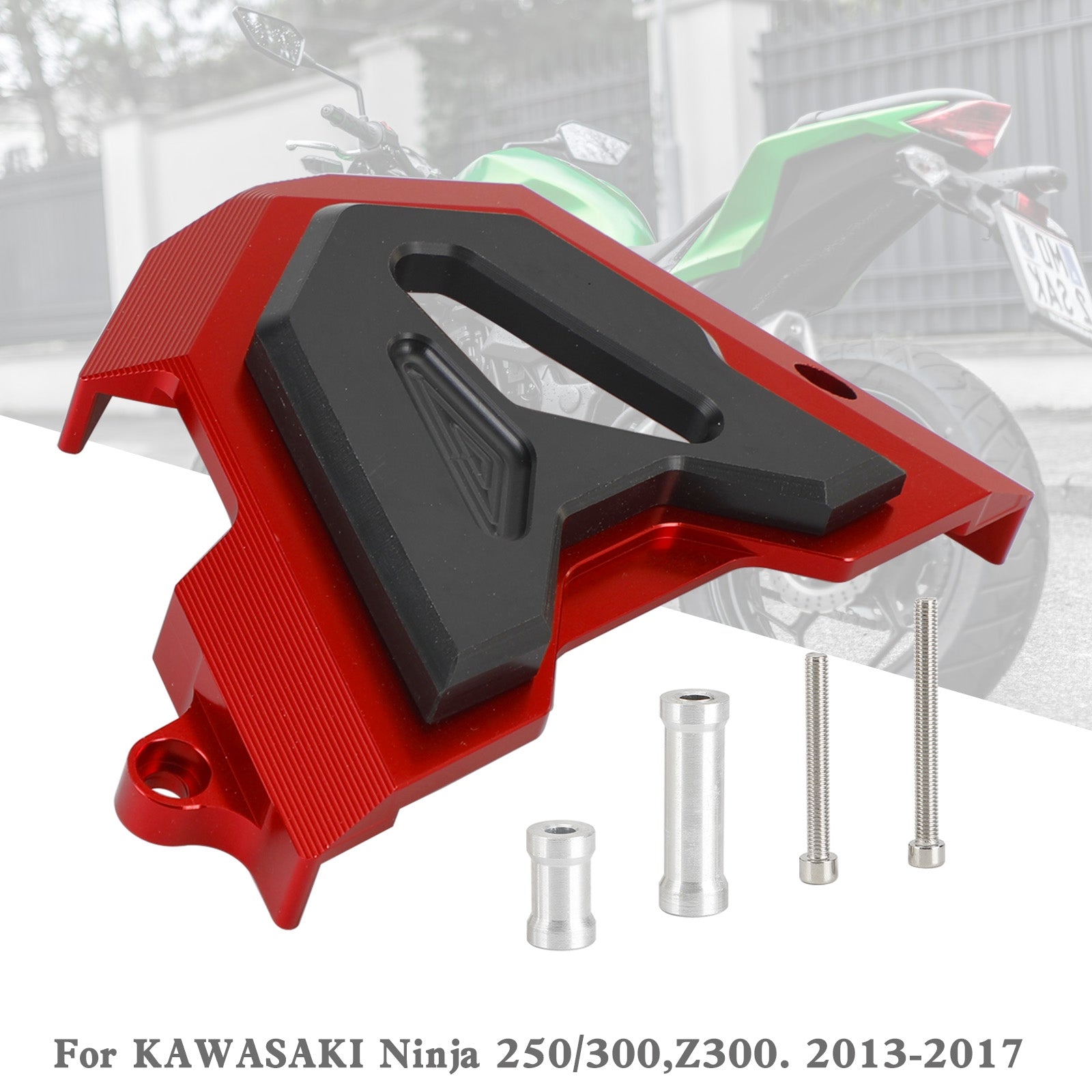 Front Sprocket Cover Chain Guard For KAWASAKI Ninja 250 300 Z300 2013-2017