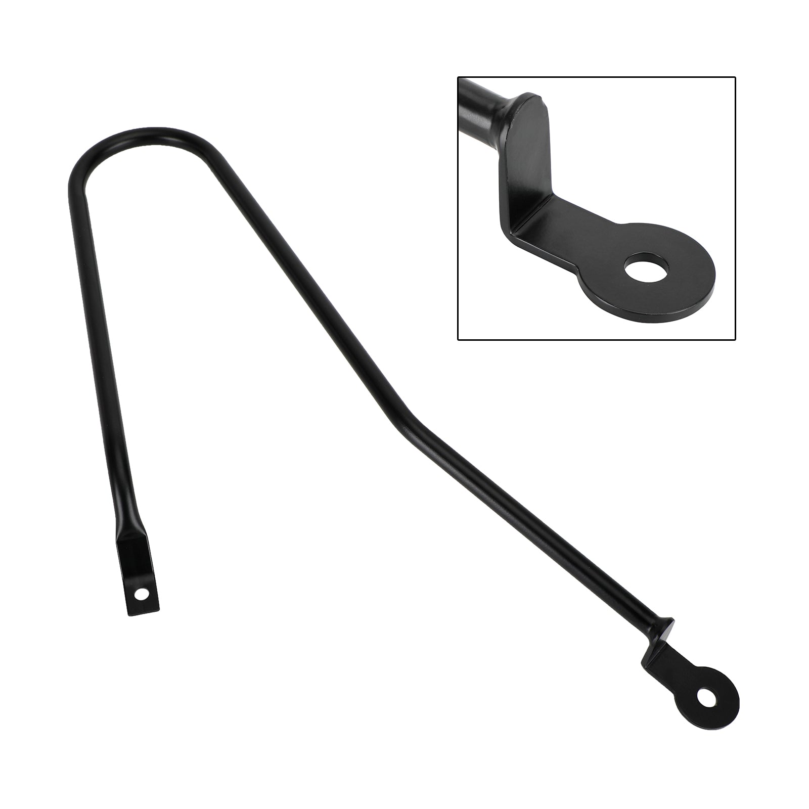 Seitensatteltasche Montagehalterung Schwarz Passform für Triumph T100/T120 16-22 900 Rechte