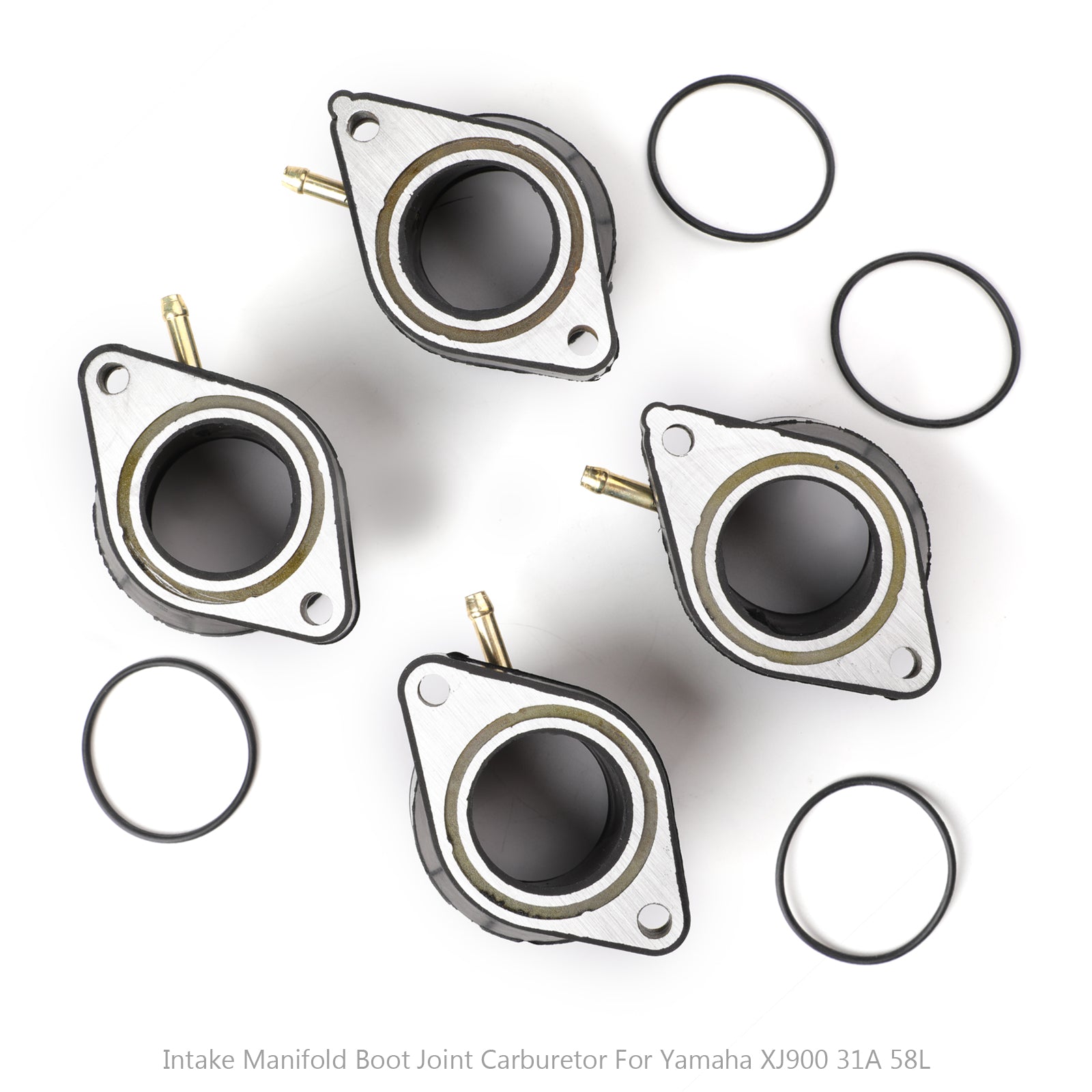 1983-1986 Yamaha XJ900 XJ900F Carburetor Holder Intake Manifold Boot 31A-13596-00 31A-13586-00