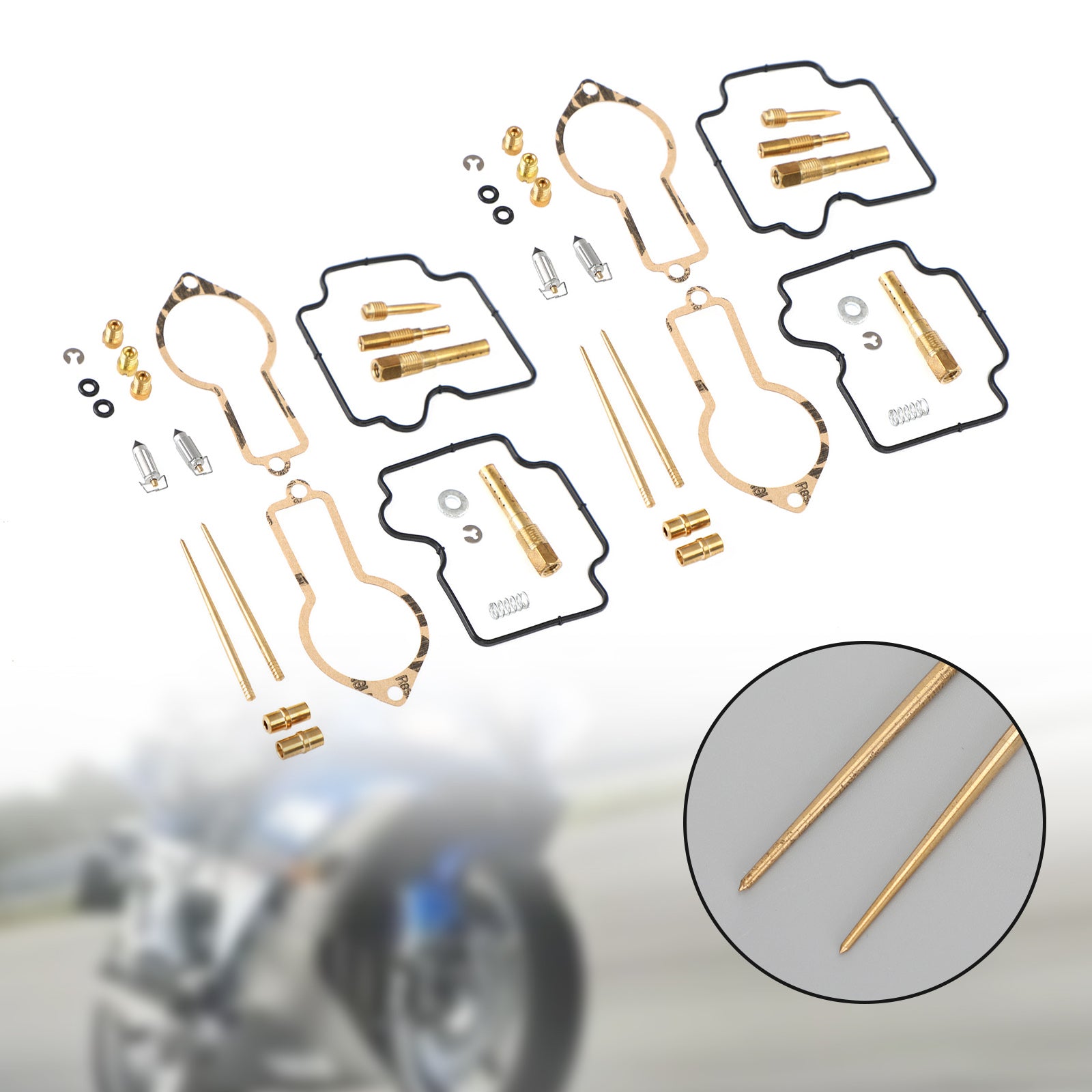2PC Right & Left Side Carburetor Carb Repair Kit fit for Honda XL600R 1983-1987 Generic