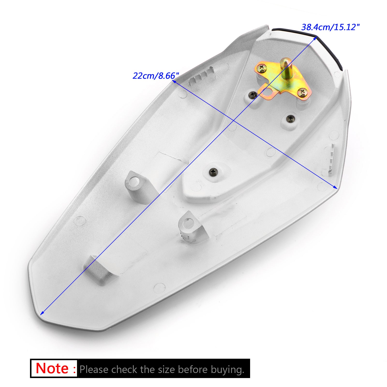 18-24 Kawasaki Ninja 400 passagier achterstoelbedekking kap cowg grijs