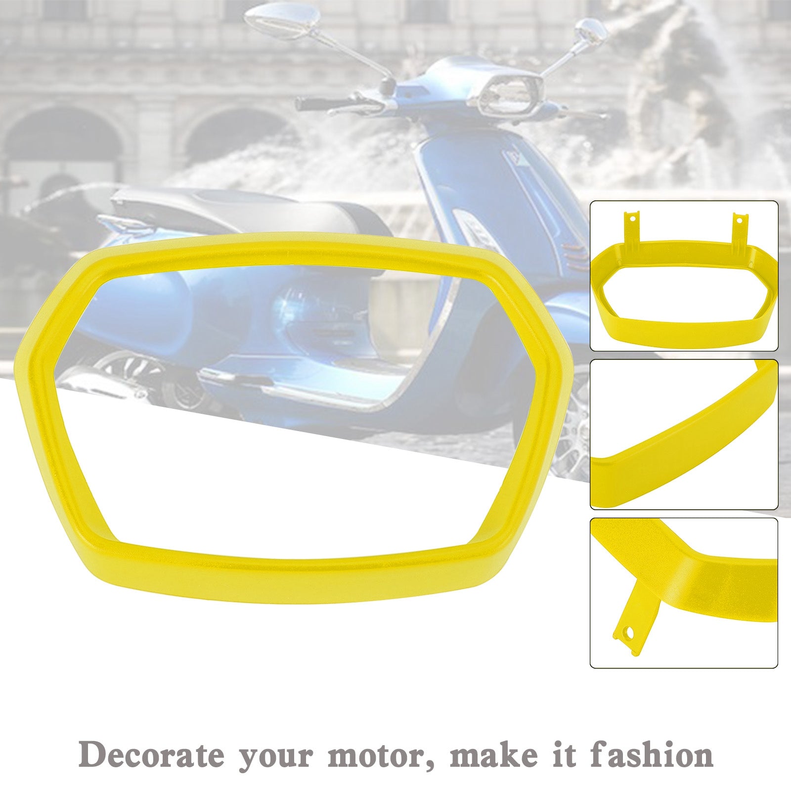 ヘッドライトベゼルトリムリムキャップガードカバーベスパスプリント 150 2016-2022