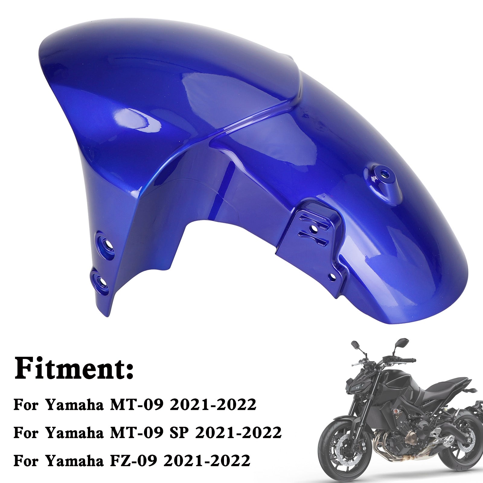 CARDINGO DE MUDA DEL FENDER Front para Yamaha MT-09/SP FZ-09 21-23 XSR900/GP 22-25