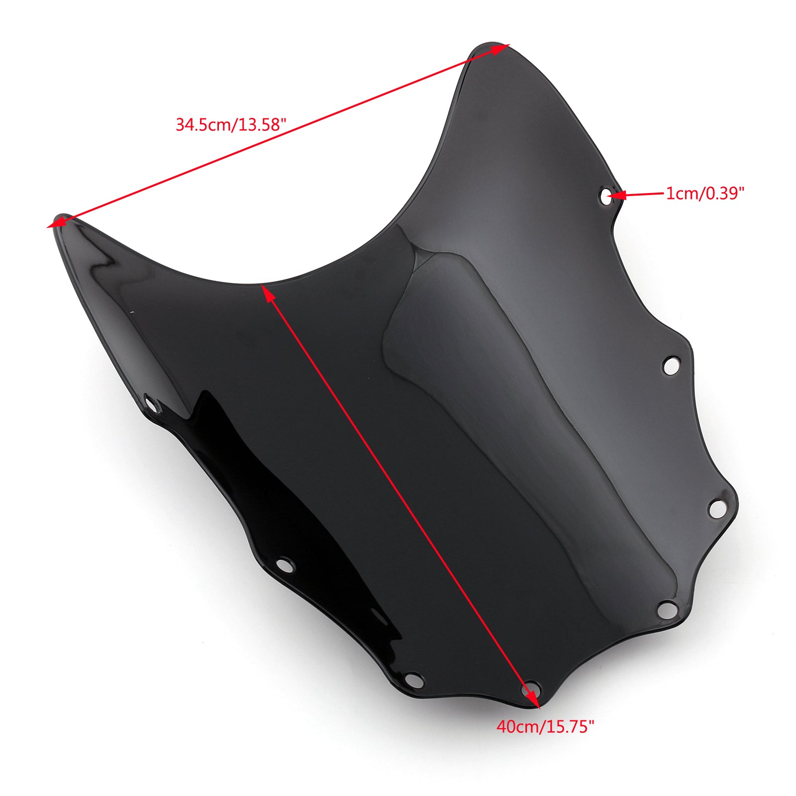 1987-2009 Kawasaki EX500 Ninja 500R ABS Plastic Windshield Windscreen 8 Color