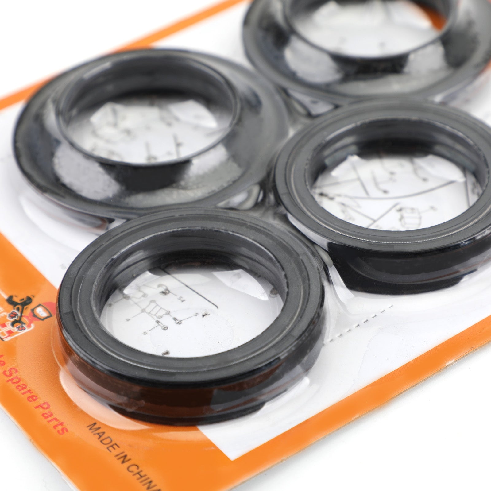 Honda CBR CR CRF XR CB VF VFR CX VT GL NX Front Fork Oil Seal Wiper Kit 51490-KWL-003 51490-KAZ-003