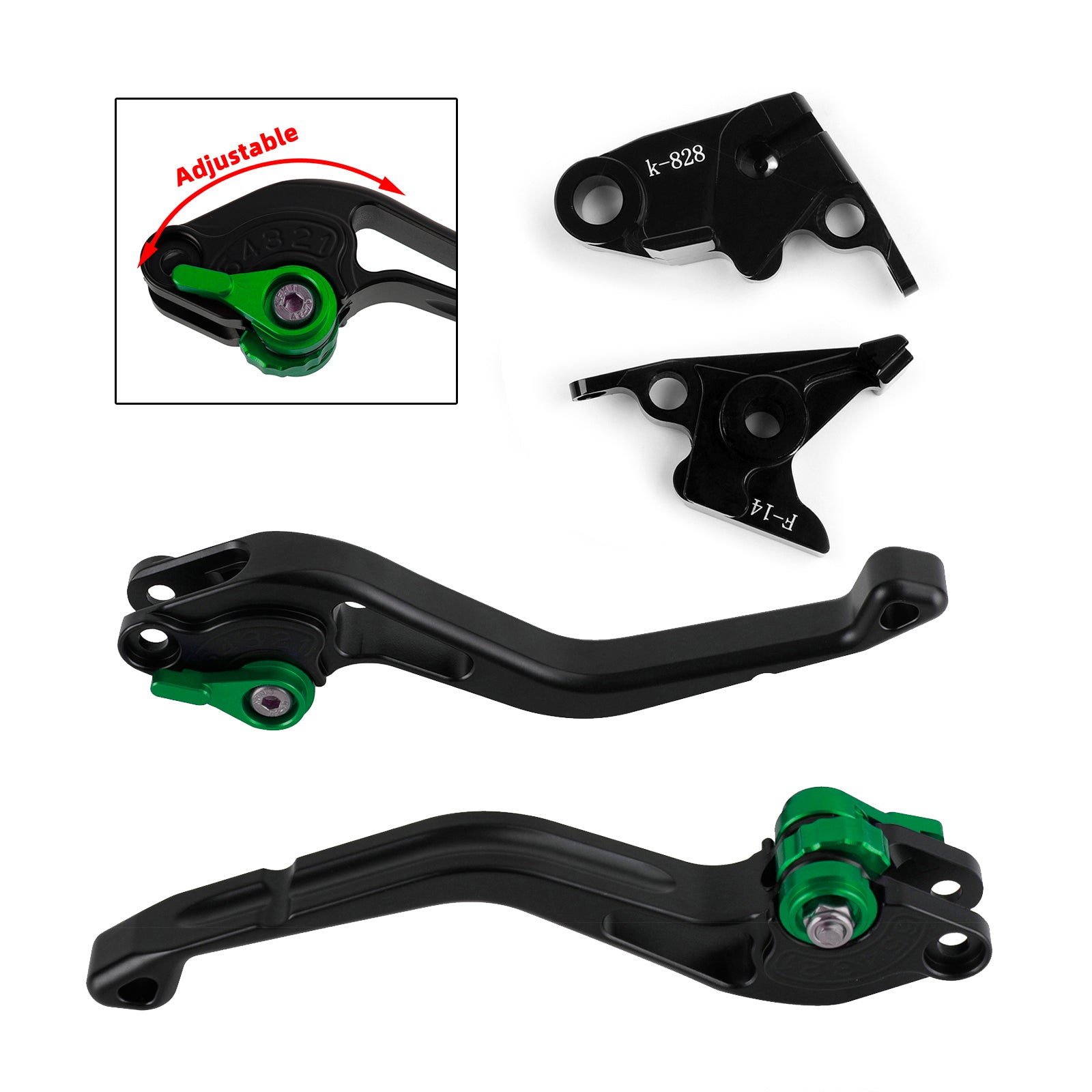 NEW Short Clutch Brake Lever fit for Kawasaki ZZR600 ZX6R ZX9R ZX10R Z1000