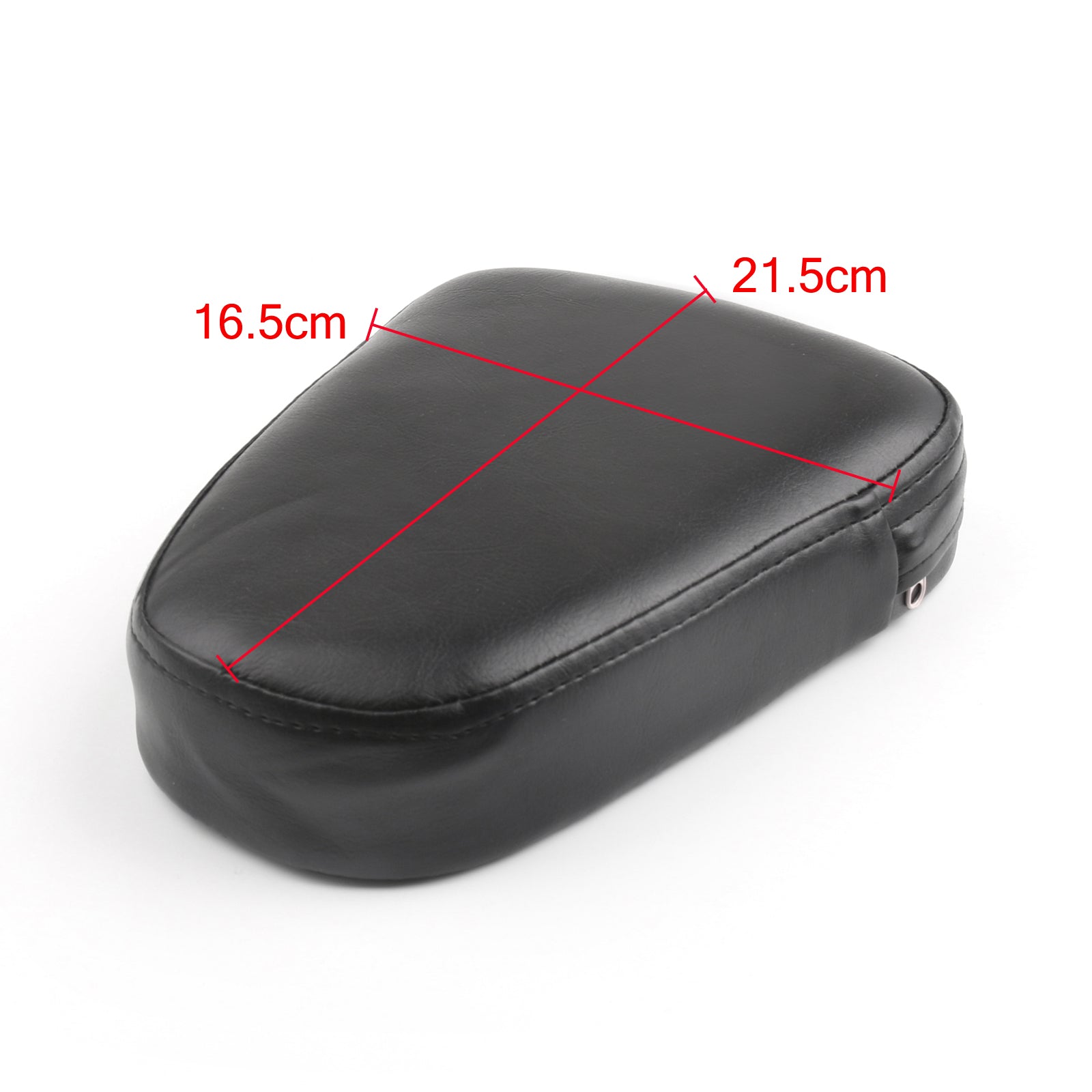 Sissy Bar Backrest Black Cushion Pad Fit for Yamaha Honda Suzuki Kawasaki