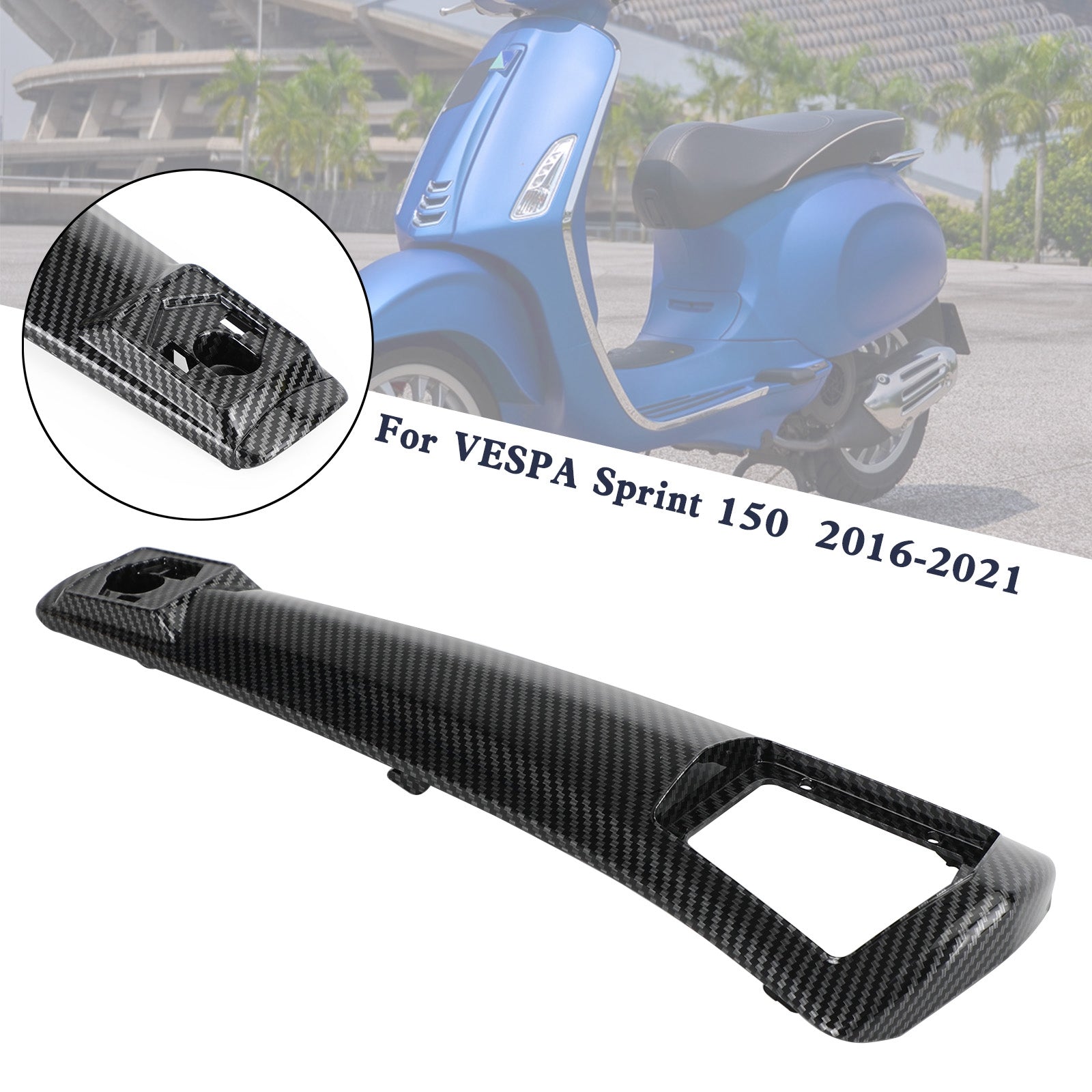 Carenatura copertura clacson in ABS per VESPA Sprint Primavera 125/150 2014-2021