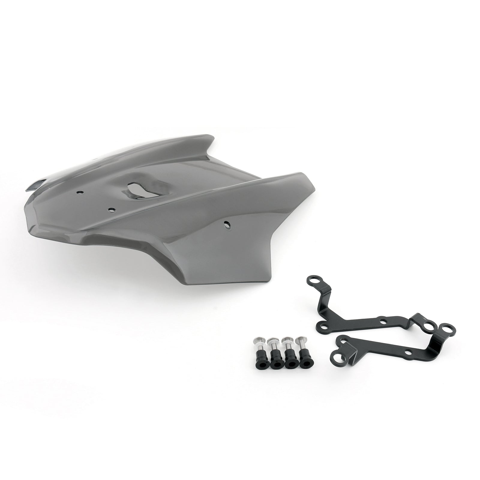 Windshield Windscreen + Bracket Double Bubble For Yamaha MT10 FZ10 16-18