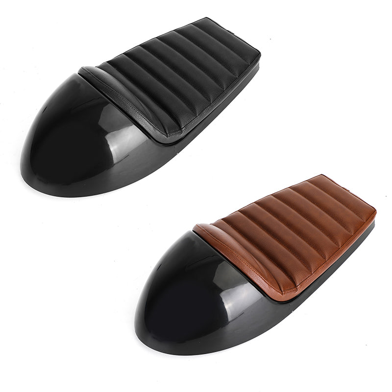 Moto Universal Cafe Racer Seat Custom Vintage Hump Sella Flat Pan Retro Seat Per Honda Cb125s Cb200 Cb350 Cl350 Cb400 - copertina