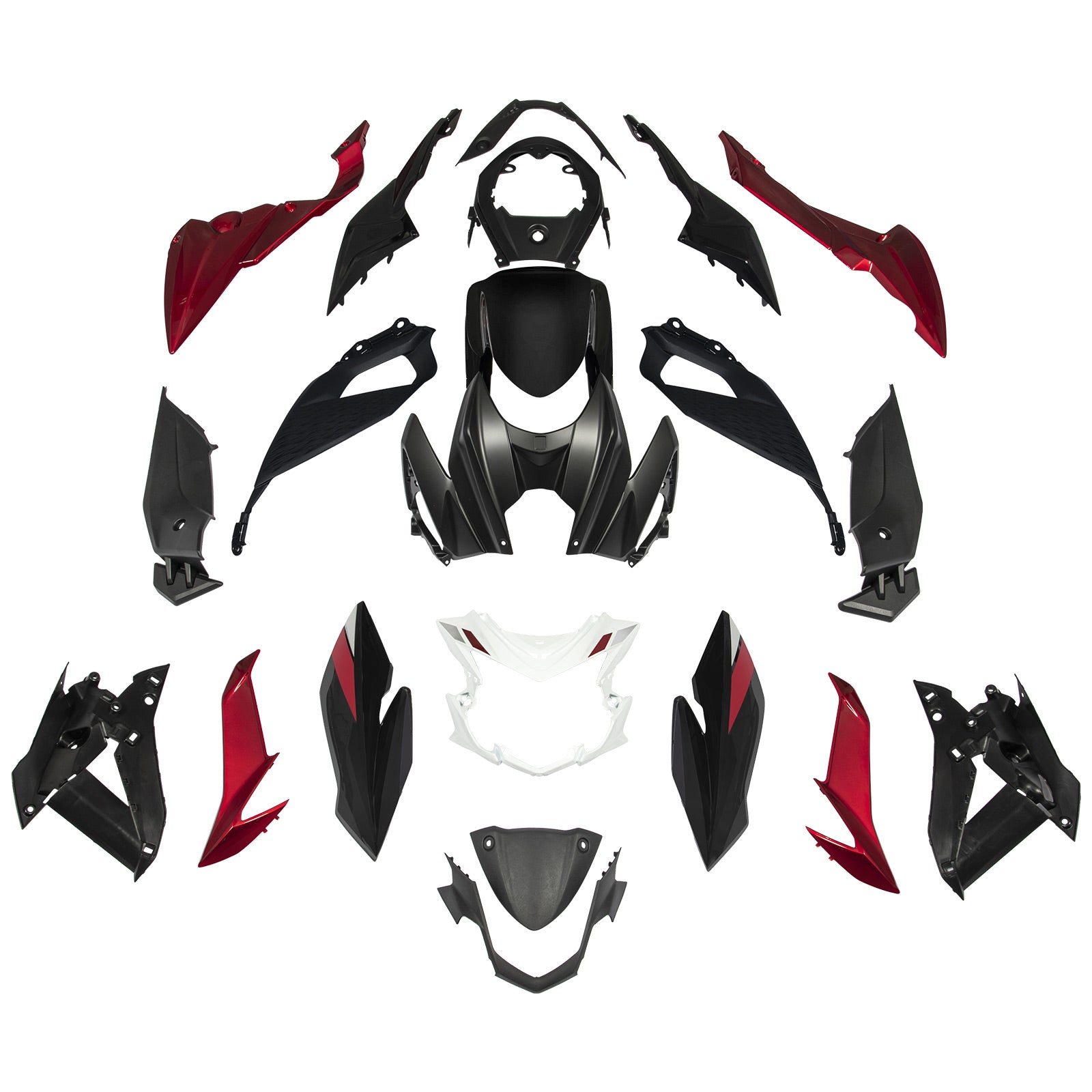 Amotopart (2017-2024) Suzuki GSXS 750 Bodywork Fairing Kit Colletion