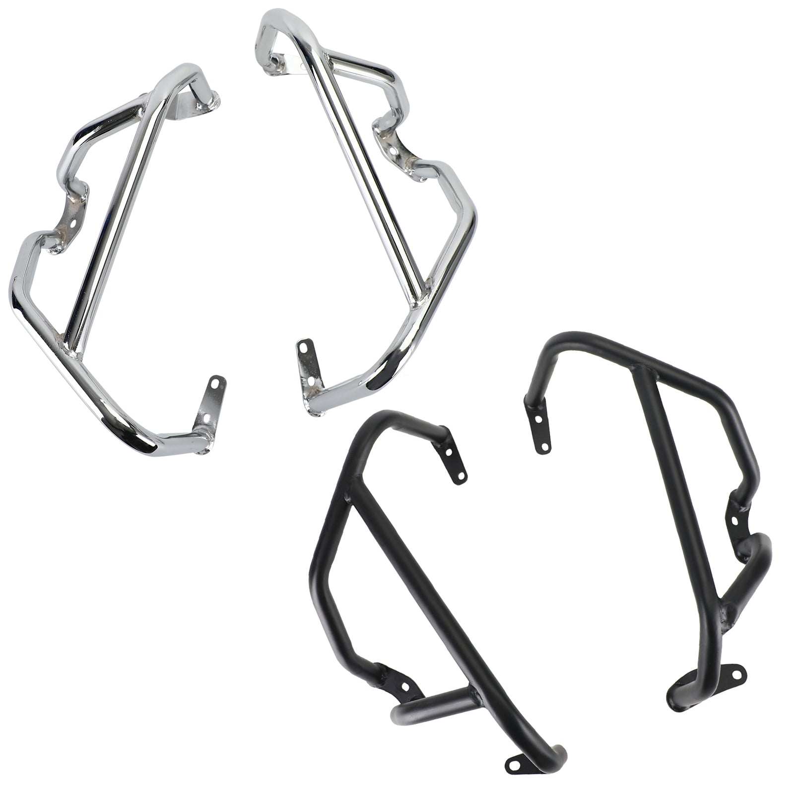 Motorvagter Frame Crash Bars Fit til Honda Goldwing Gl1800 F6C 18-20 19 Chrome Generic