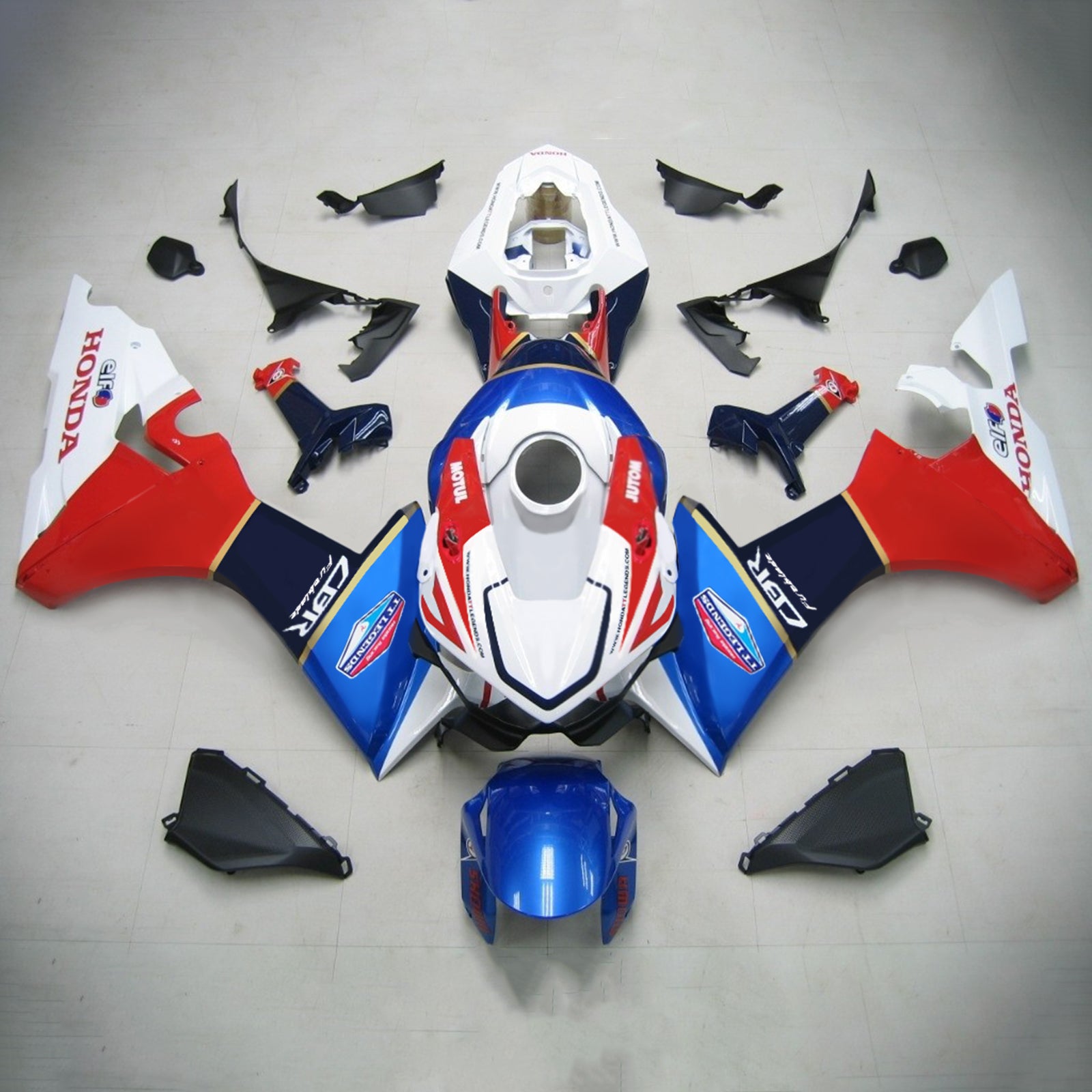 Amotopart Honda CBR1000RR-R 2020-2022 Blue&Red Style4 Fairing Kit
