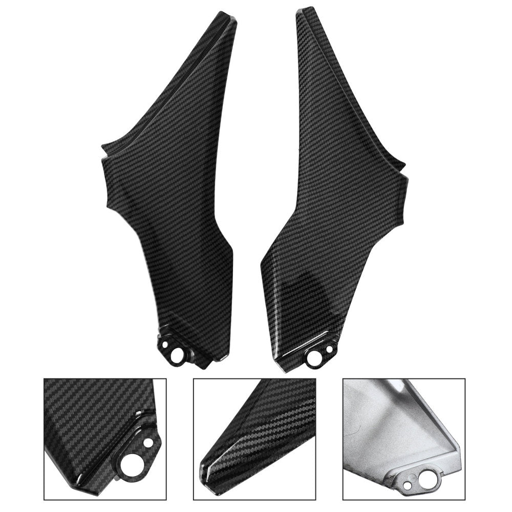 Sæde sidedæksel Bench Patent Leather Fairing Cowling til Kawasaki Z900 2017-2019 Generisk