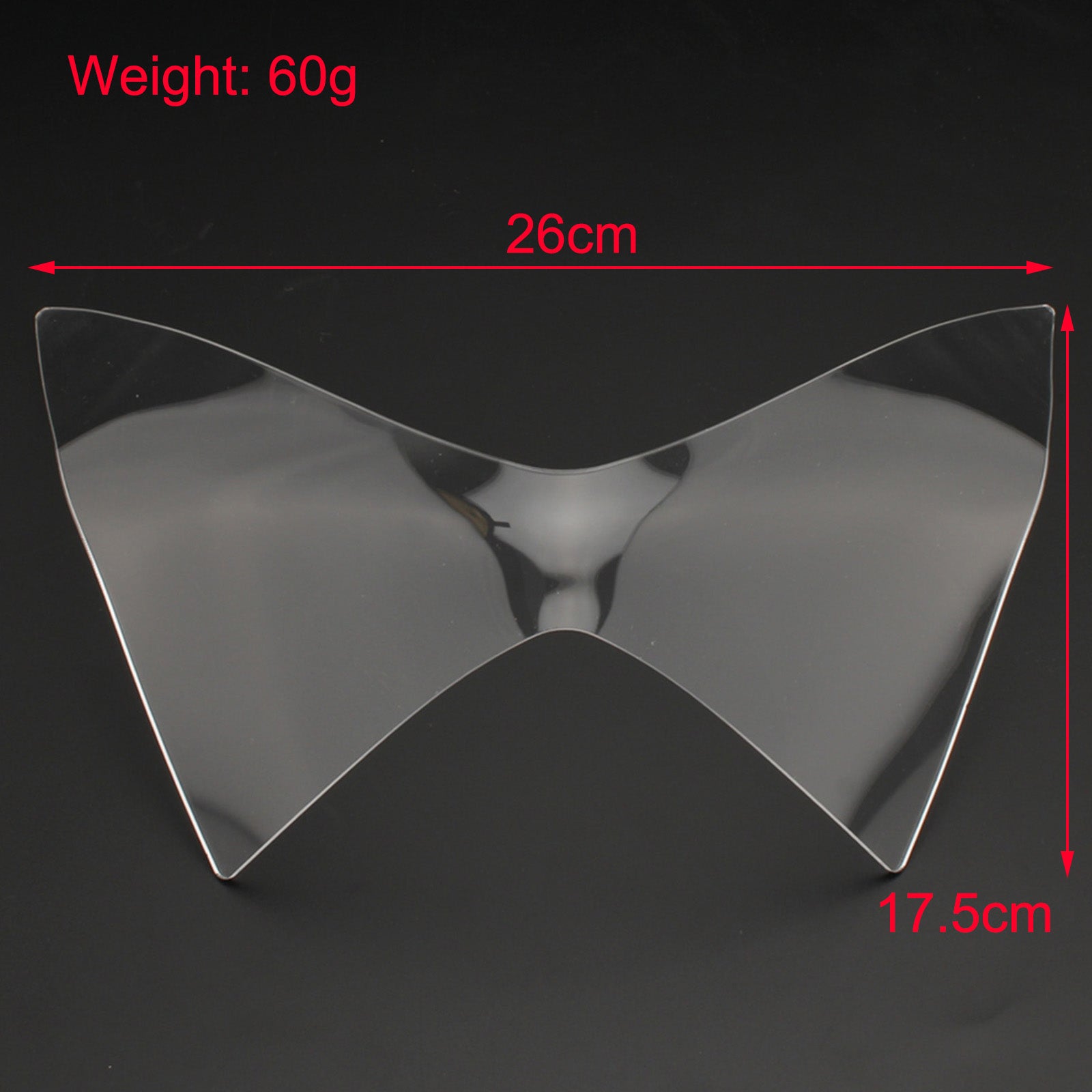 Cubierta de protección de lente de faro delantero para Kawasaki Z250 Z300 Z800 13-16 Smoke Generic