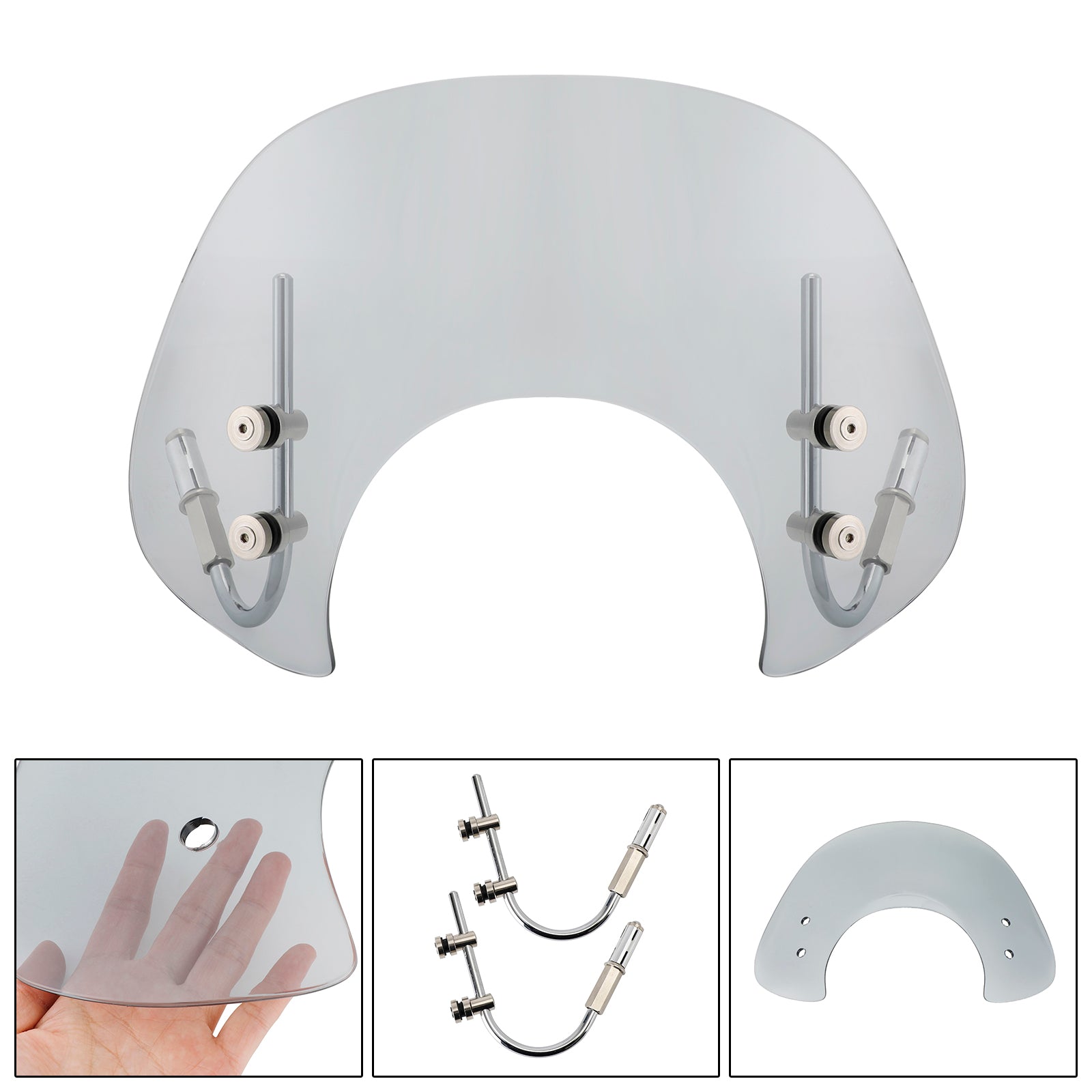 En pare-brise court ajustement pour Vespa GTS250 GTS300 2017-2022