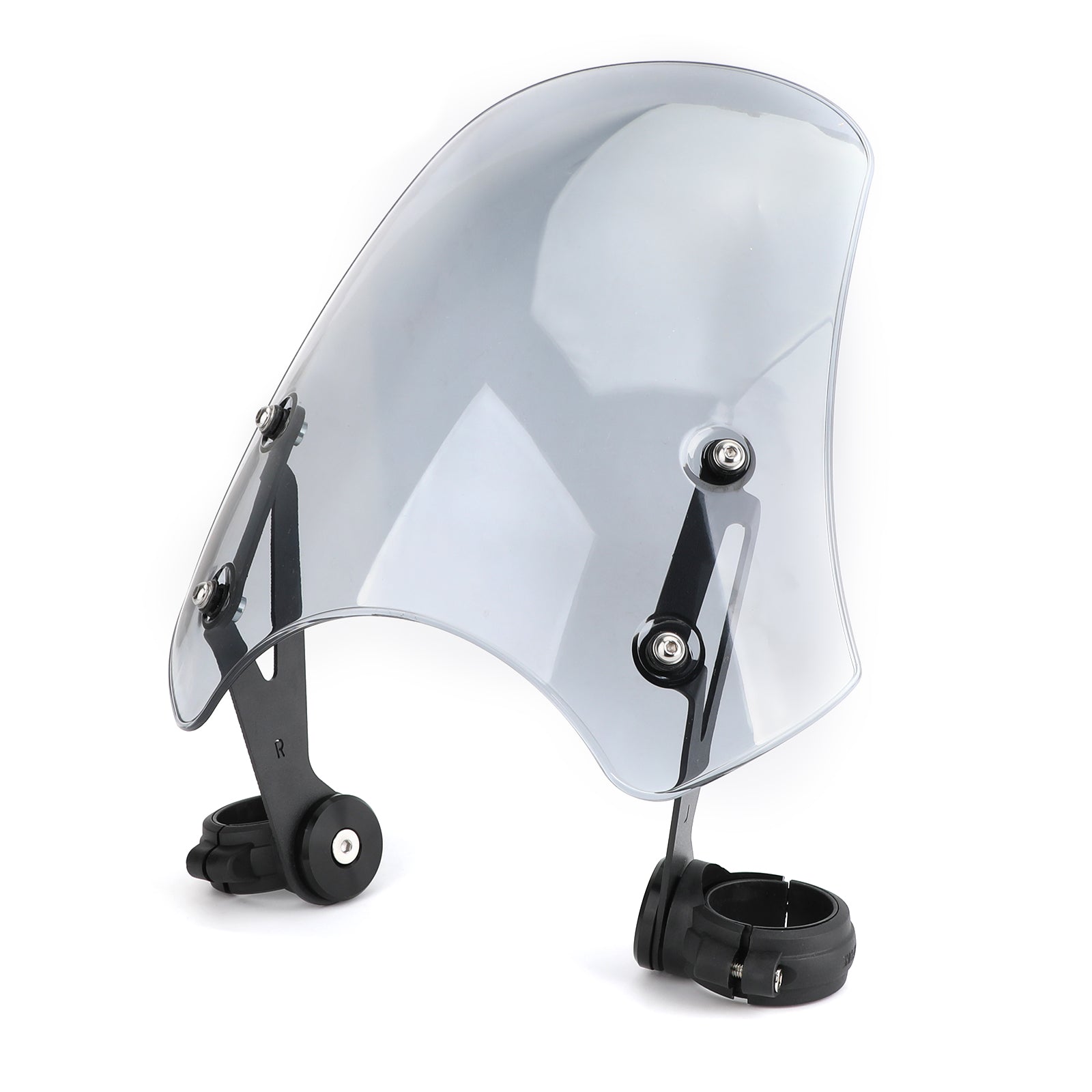 Parabrisas de motocicleta ABS para modelos Harley Dyna Softail gris genérico