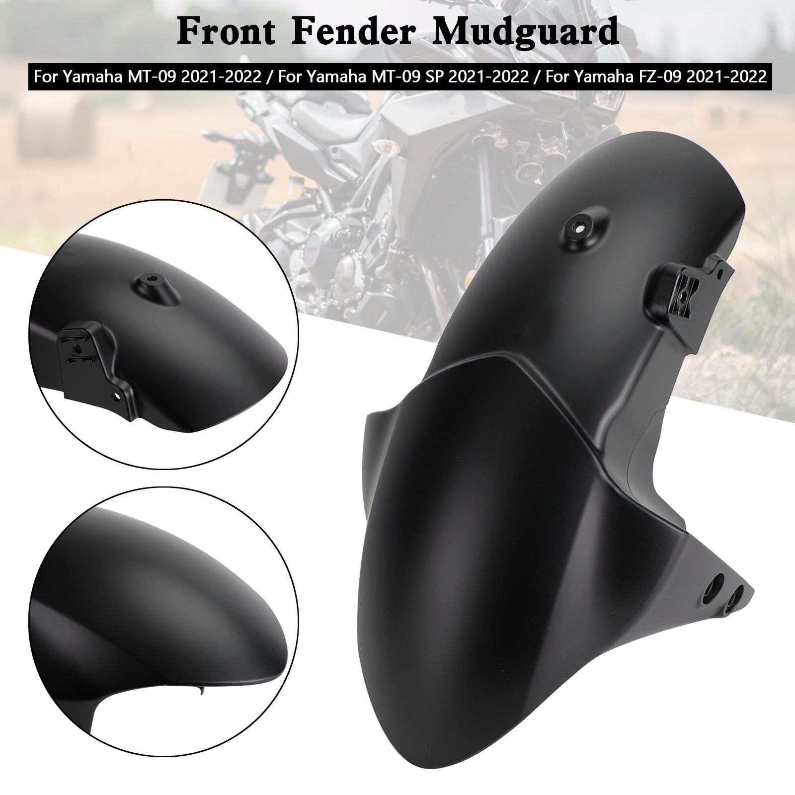 CARDINGO DE MUDA DEL FENDER Front para Yamaha MT-09/SP FZ-09 21-23 XSR900/GP 22-25
