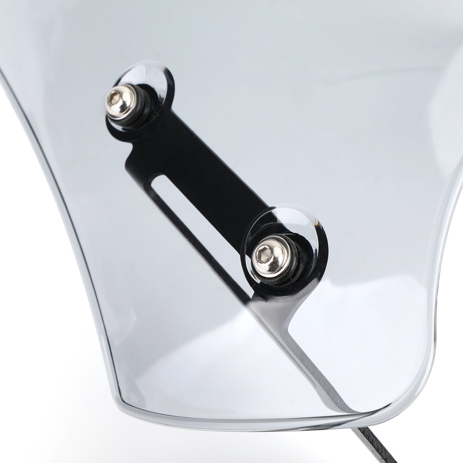 Parabrisas de motocicleta ABS para modelos Harley Dyna Softail gris genérico