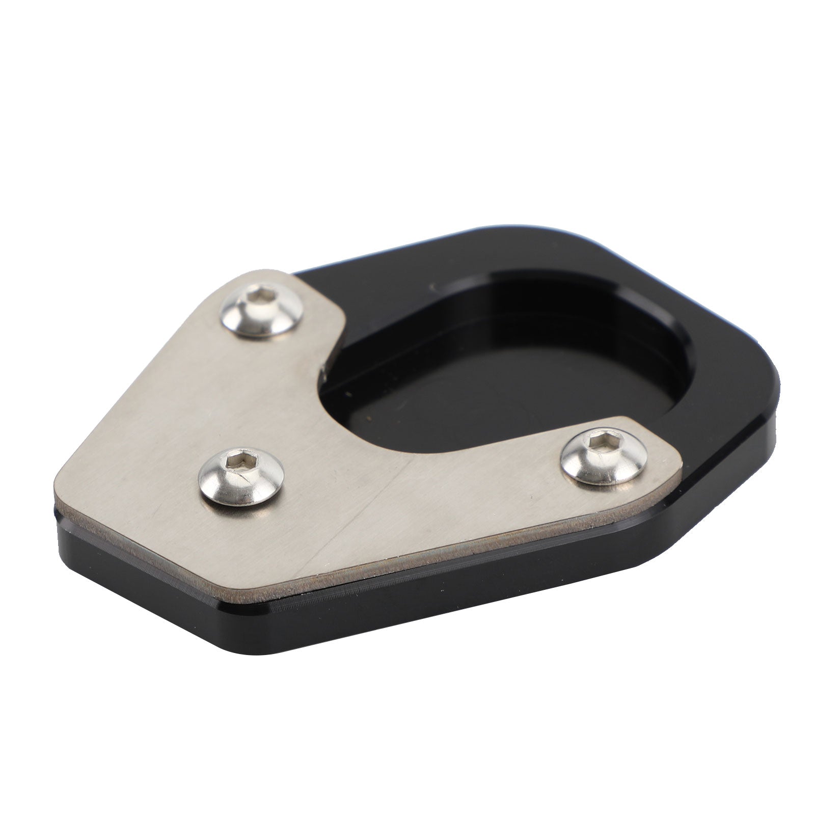 Moto Guzzi Kickstand Side Stand Extension Pad Fit for Moto Guzzi V85tt 2018-2019 Silver