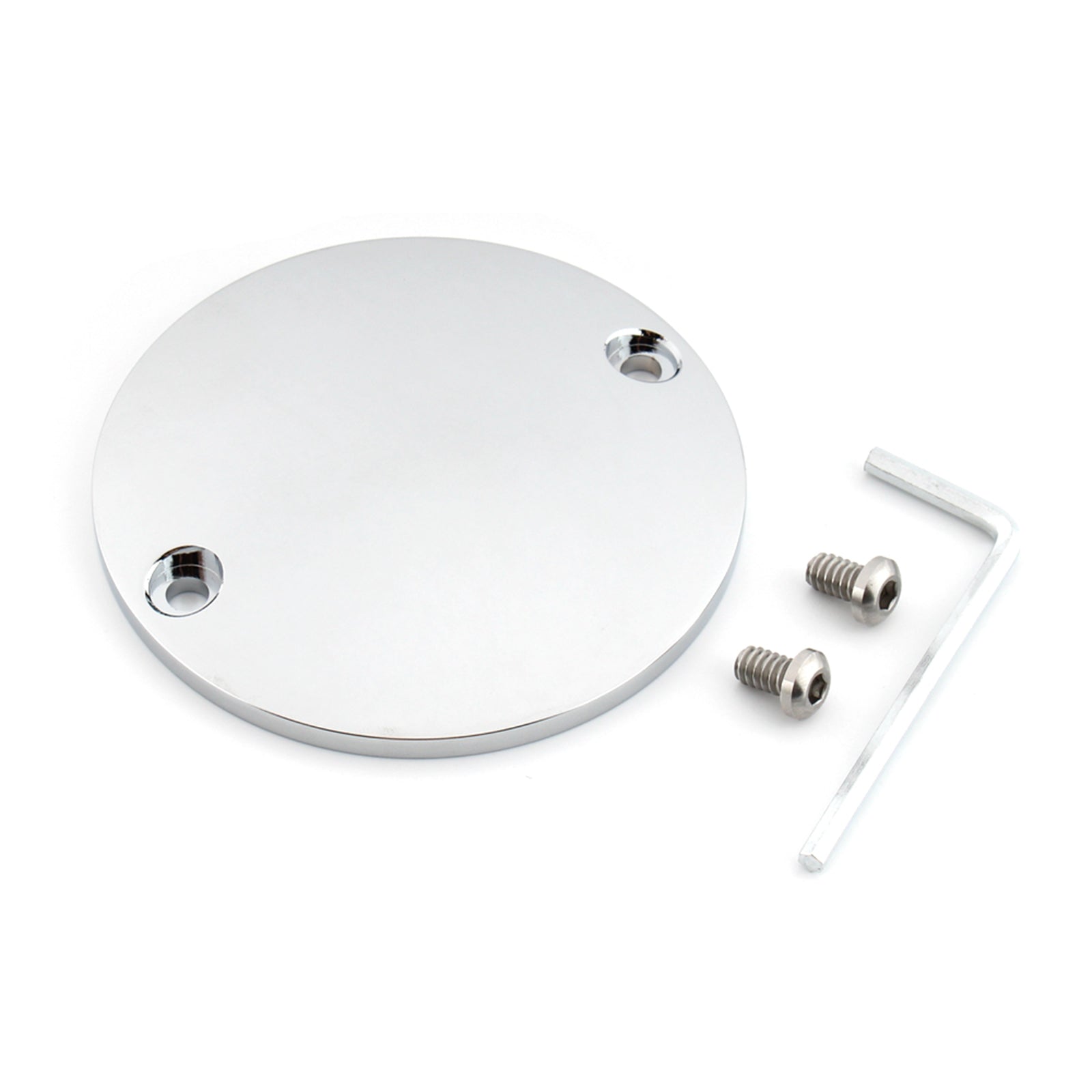 XL 883 1200 GLIDE DYNA FXST Punto abovedado Cubierta de tímido de encendido Cubierta cromada genérica