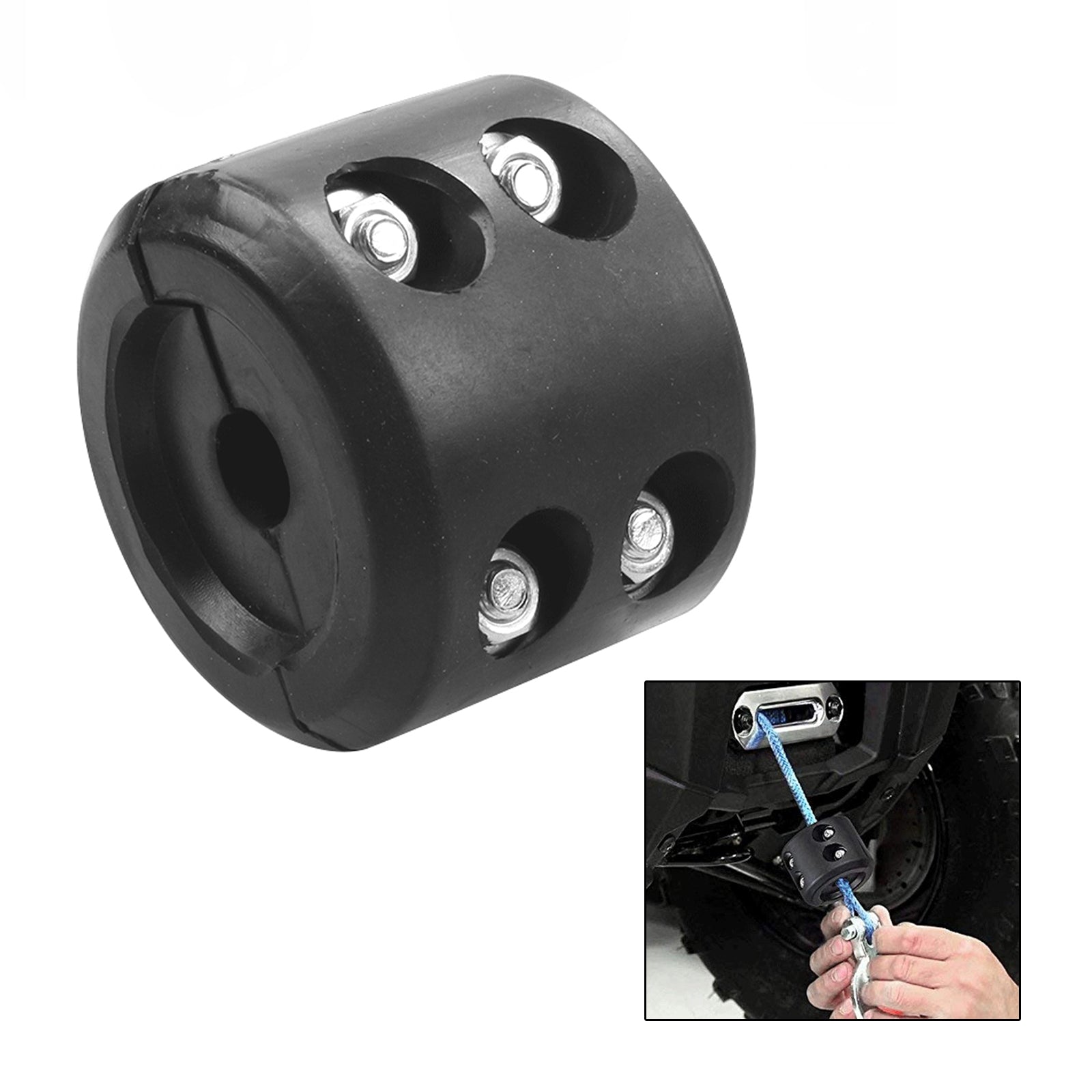 Universal Winch Stopper Gummi -Kabel -Kabel -Seilhaken für ATV UTV