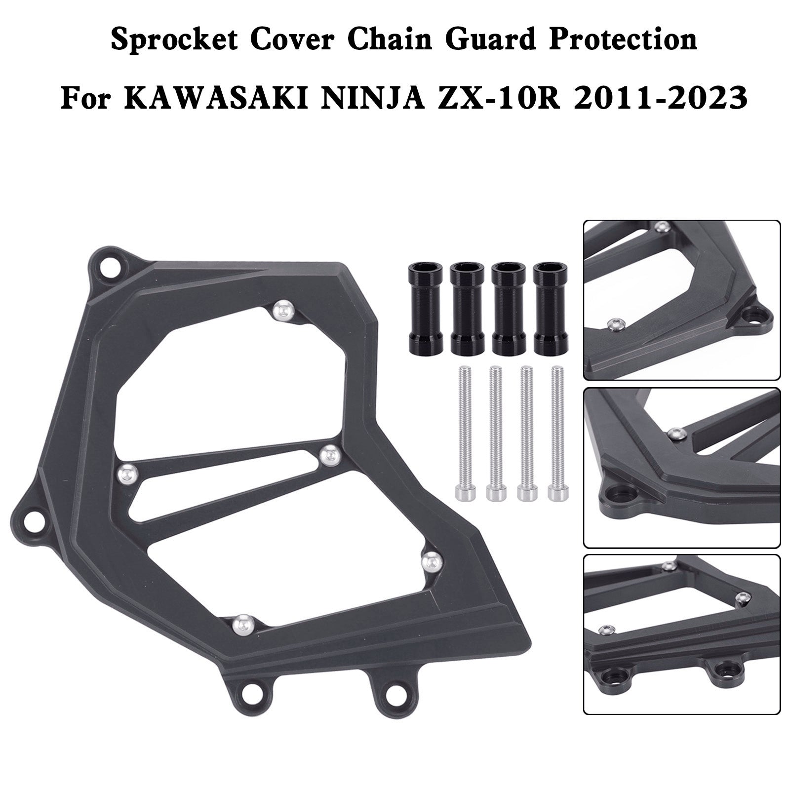 Front Soprocket Cover Chain Guard för Kawasaki Ninja ZX-10R ZX10R 2011-2023