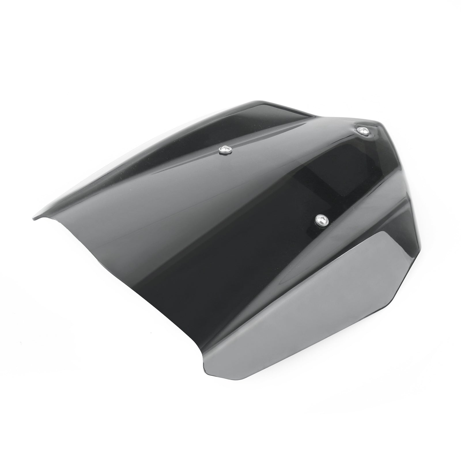 ABS motorcykel forrude forrude med beslag til Yamaha MT-03 16-19 sort generisk