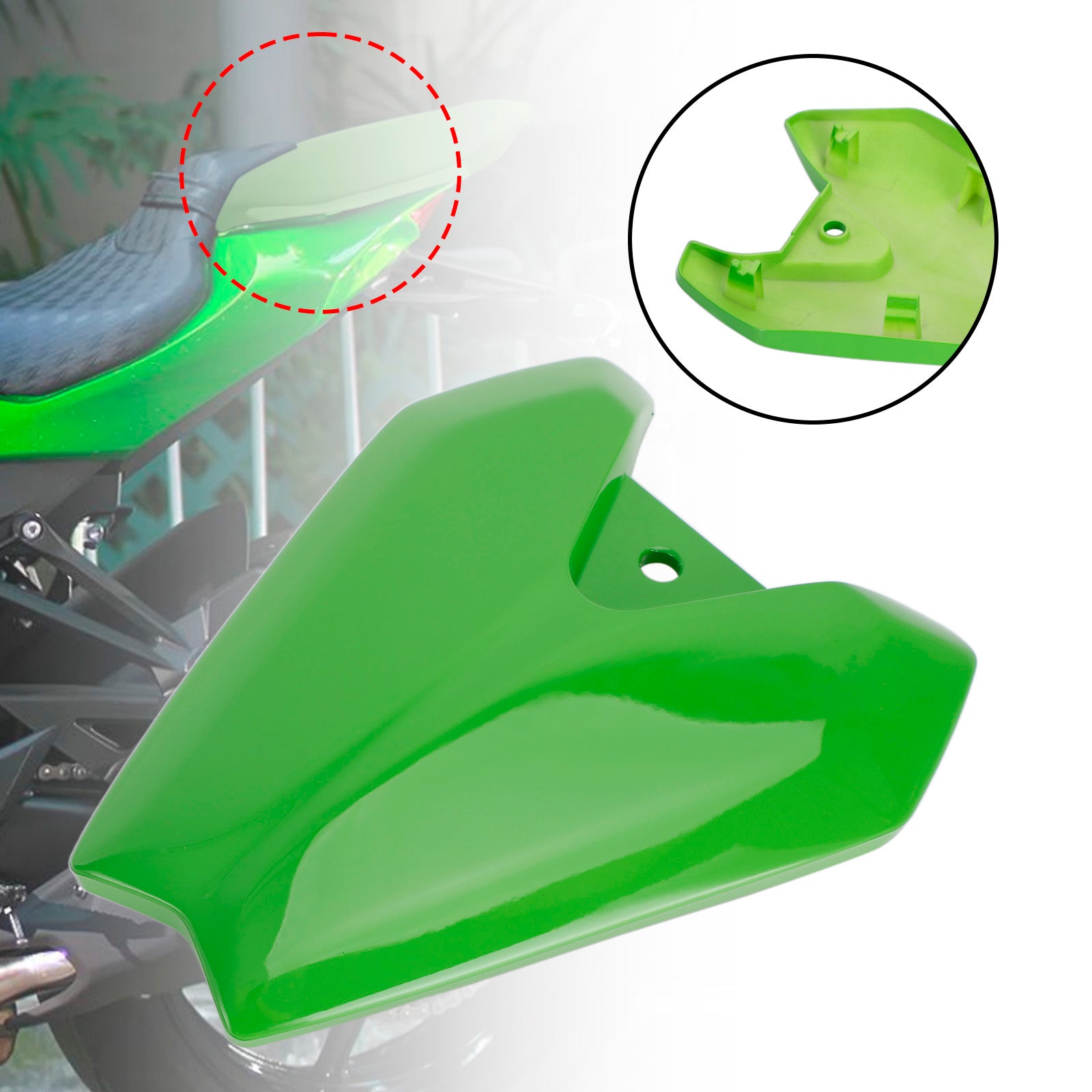 Motorcykel baksäte mässan täcker kåp för kawasaki z1000 2014-2022 generisk