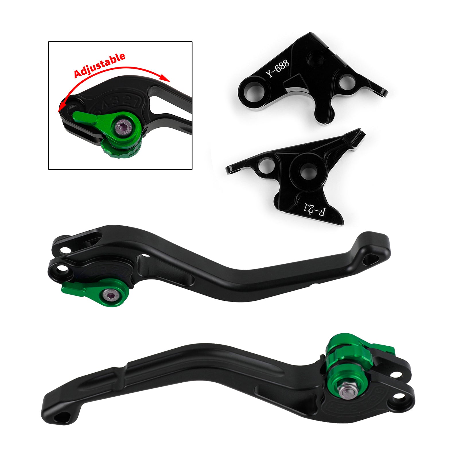 Ny kort kopplingsbromsspak för Yamaha YZF R1 1999-2001