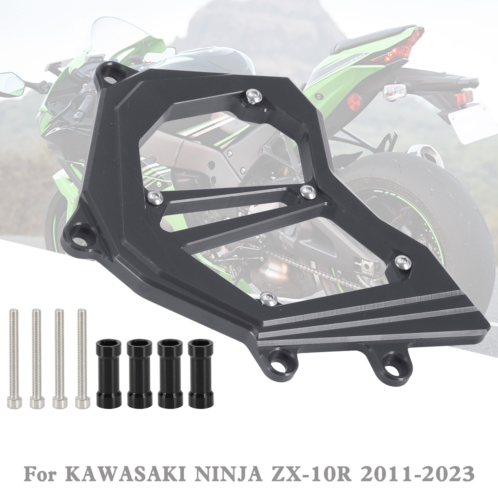 Front Soprocket Cover Chain Guard för Kawasaki Ninja ZX-10R ZX10R 2011-2023