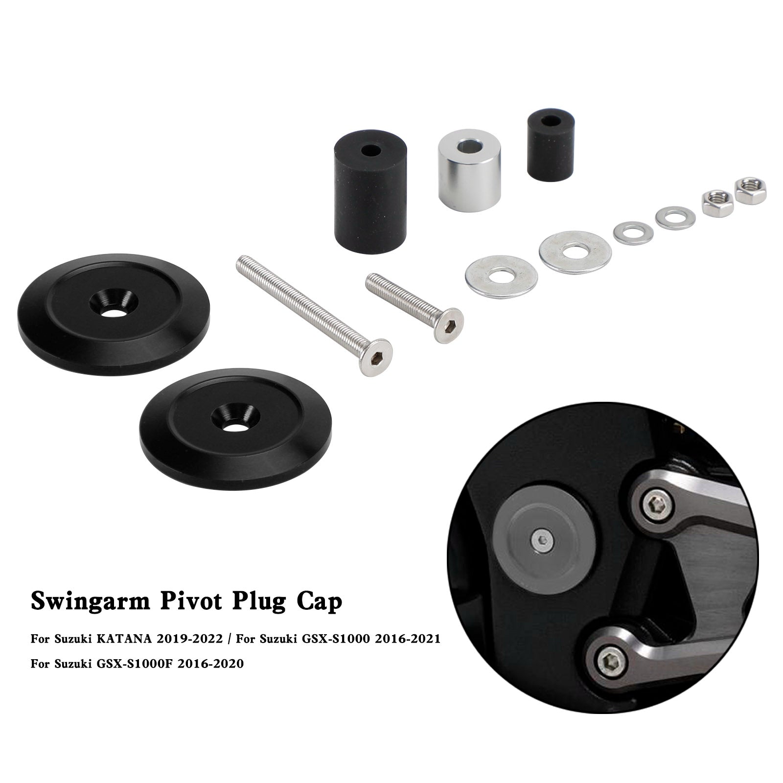 Swingarm Pivot zástrčka pro Suzuki Katana GSX-S1000 GSX-S1000F 2016-2021