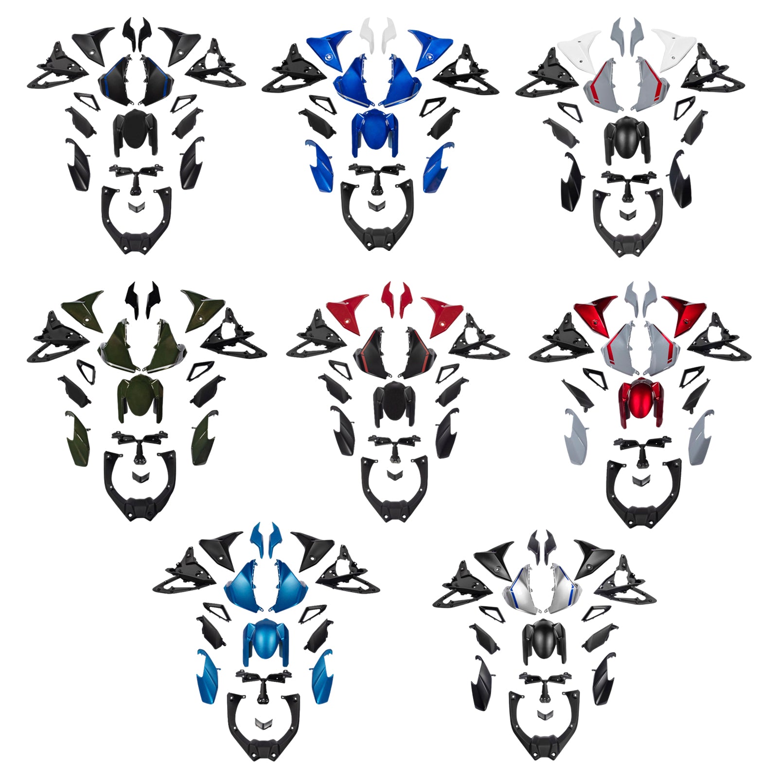 Amotopart Yamaha 2018-2020 Tracer 900 Tracer 900 GT Fairing Kit