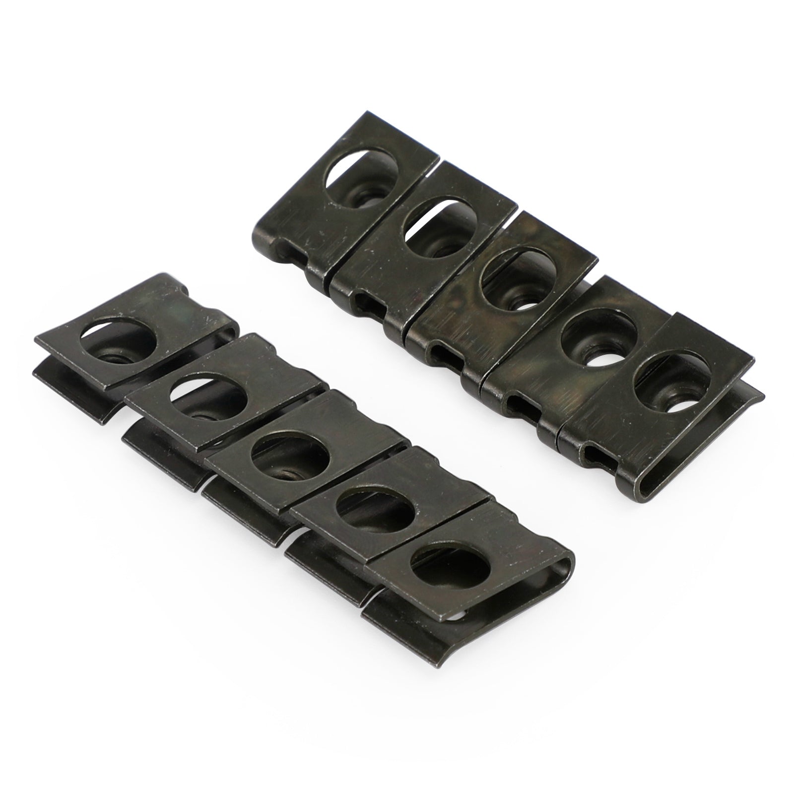 M5 5mm Faden Zinkplattierte Feder Turm C -Klammern u Muttern Speedclips Chimney qty 10 generic